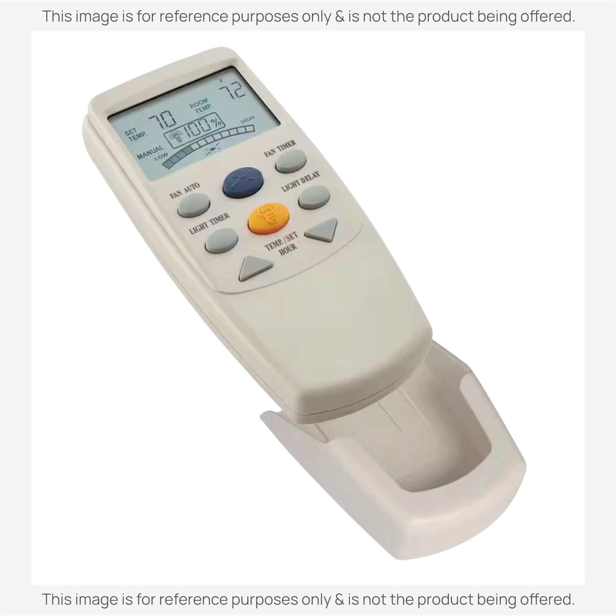 Substitute for Hampton Bay KUJCE10305/TR201A Thermostatic Ceiling Fan Remote Control [CHQ7096TKIT]