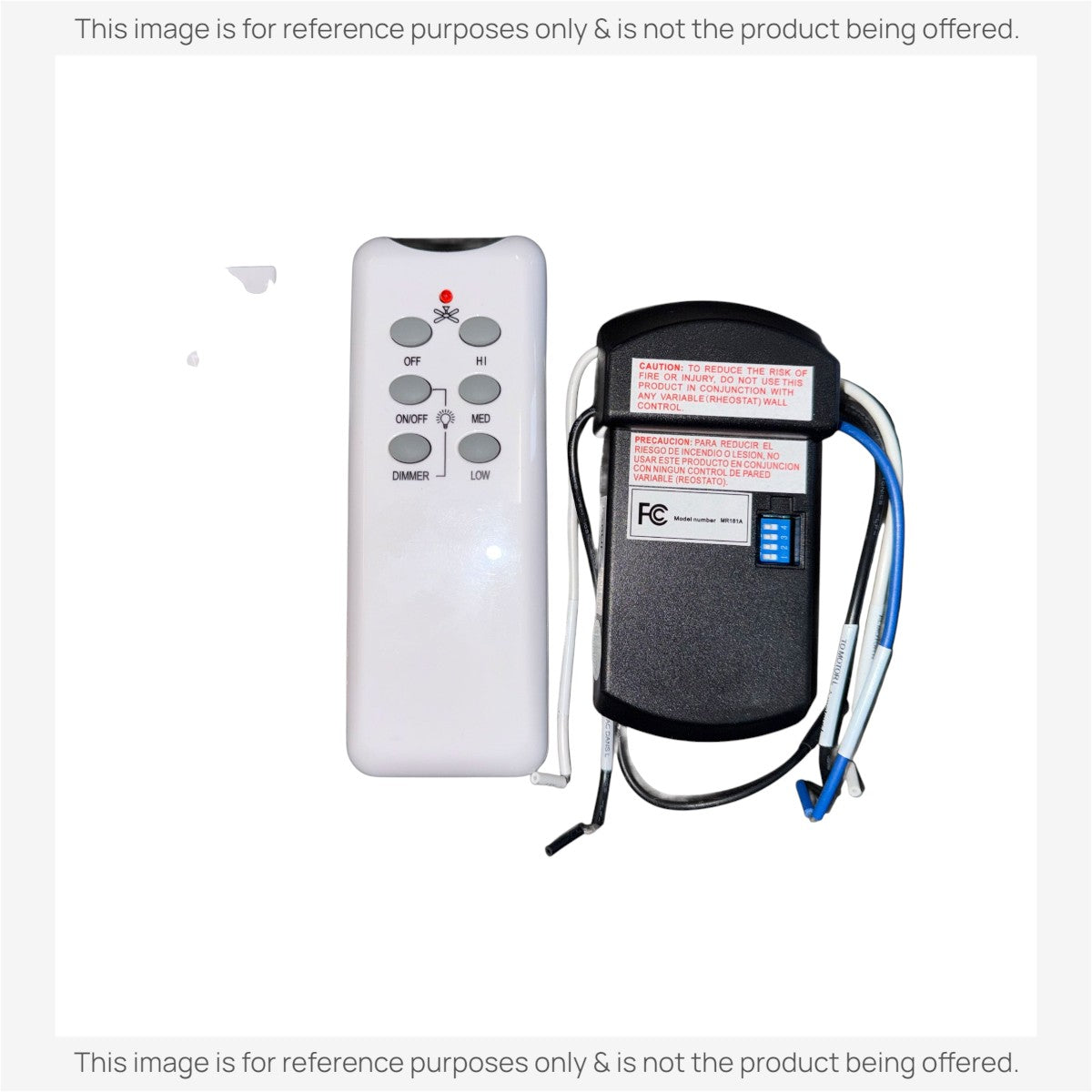 Anderic Substitute for Design House KUJCE10511 Ceiling Fan Remote Control Kit - 154286 [63T-AC83T-KIT]