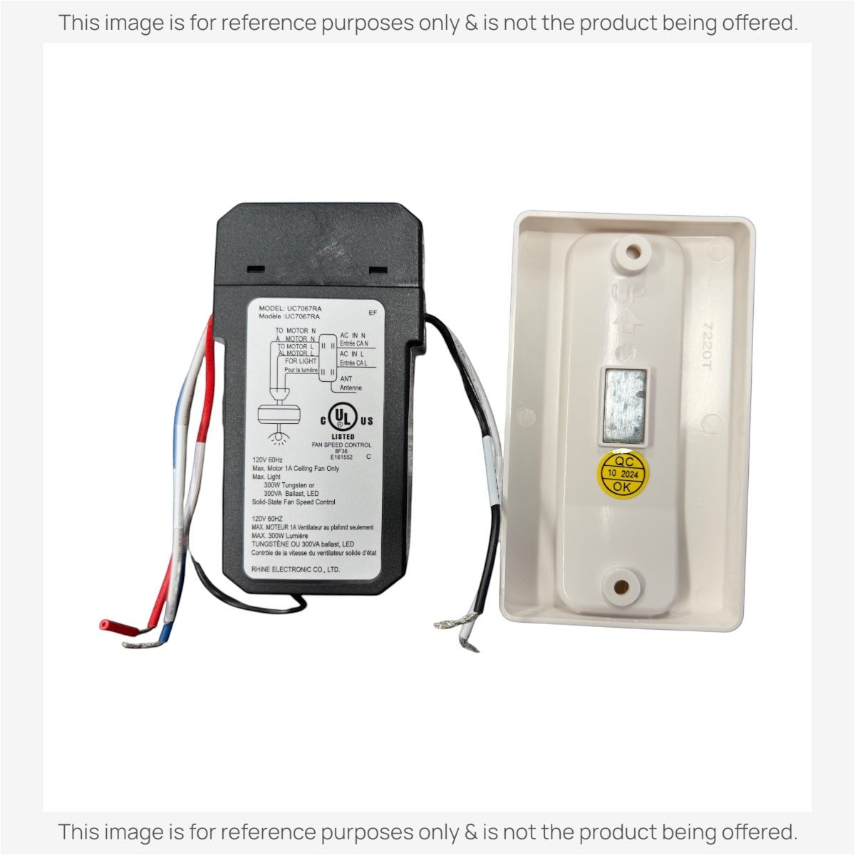 Anderic Substitute for Generation Lighting / Monte Carlo NEO Transmitter/Receiver Remote Control - MCRC1 [63T-AC83T-KIT]
