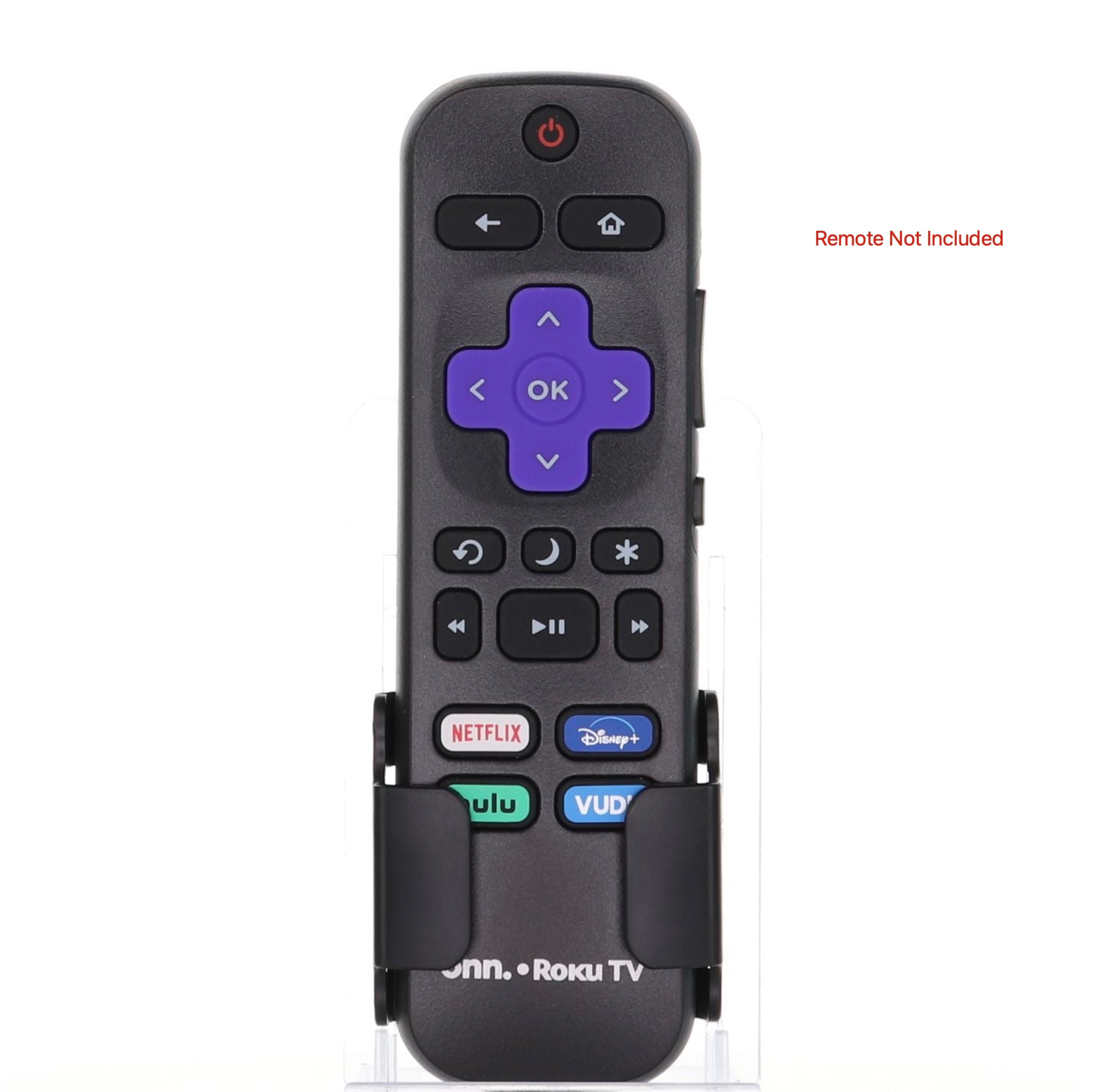 Anderic RR7225TWM-ROKU Universal Remote Control Wall Mount Bracket for Roku Style Remote Controls