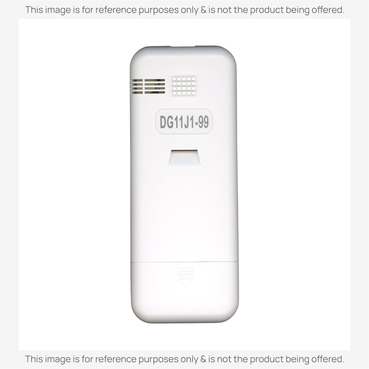 Anderic replacement remote control for Hisense portable air conditioners, white plastic with DG11J1-99 model label.