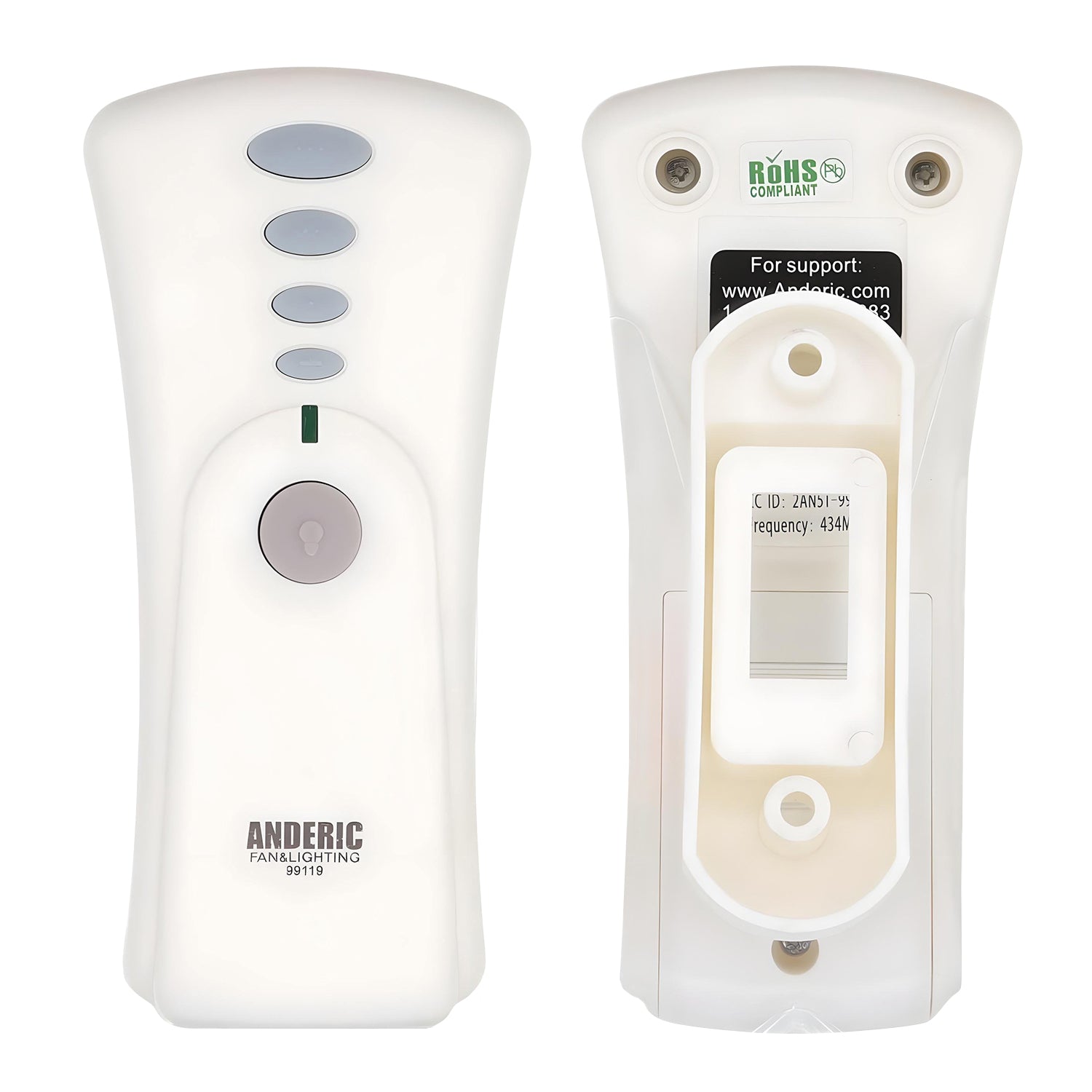 Anderic 99119 Replacement Ceiling Fan Remote Control for Hunter 99119