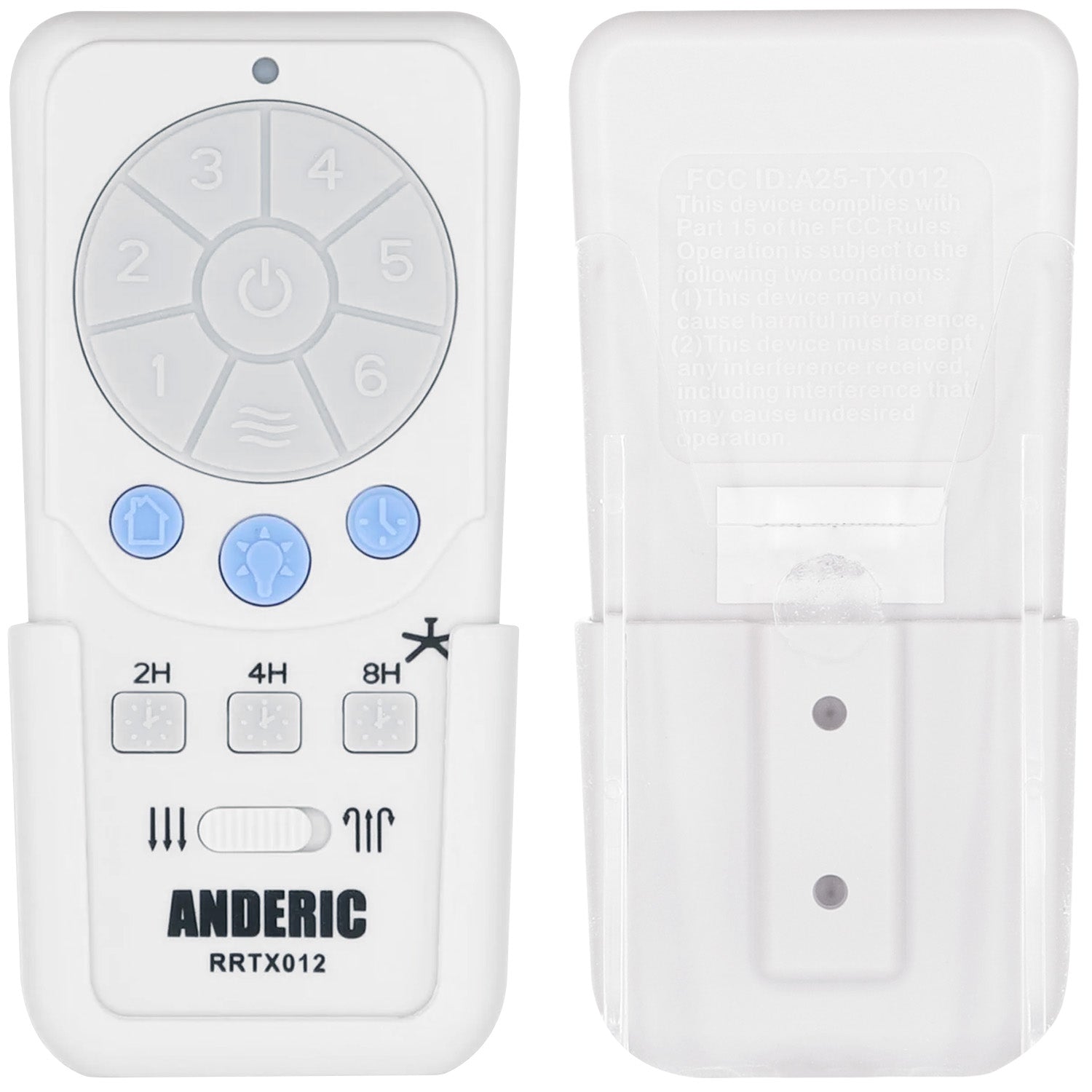Anderic RRTX012 Replacement Ceiling Fan Remote Control for Harbor Bree