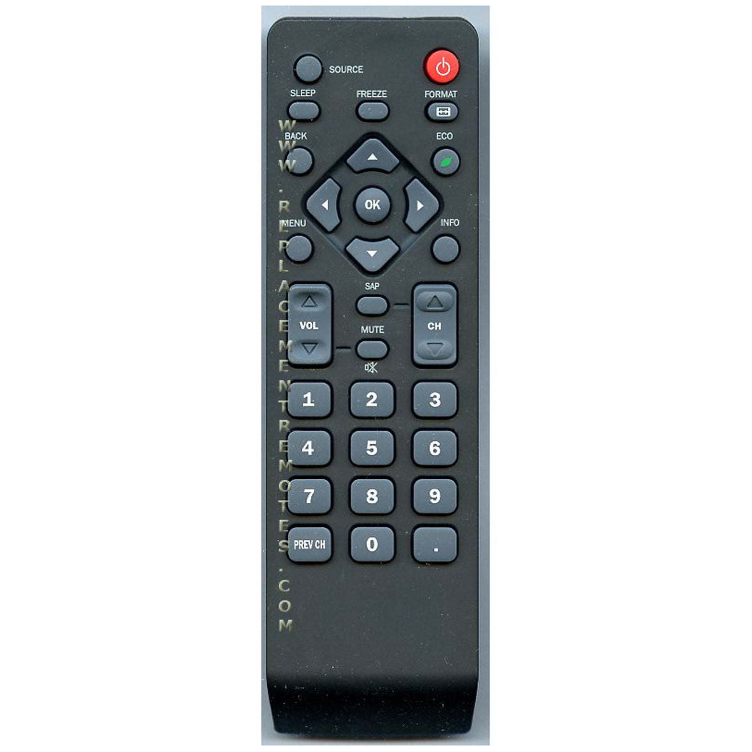 Funai NH001UD Emerson / Sylvania Flat Panel LCD TV Remote Control