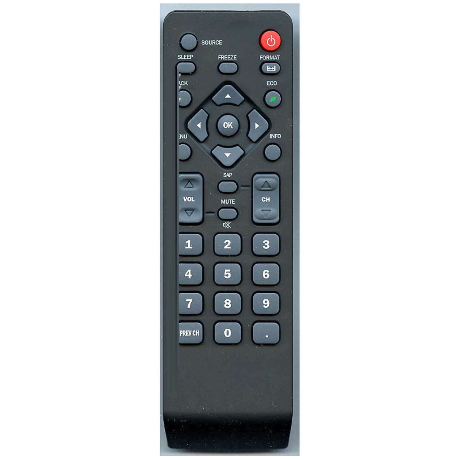 Control remoto para TV Funai NH001UD Emerson Sylvania