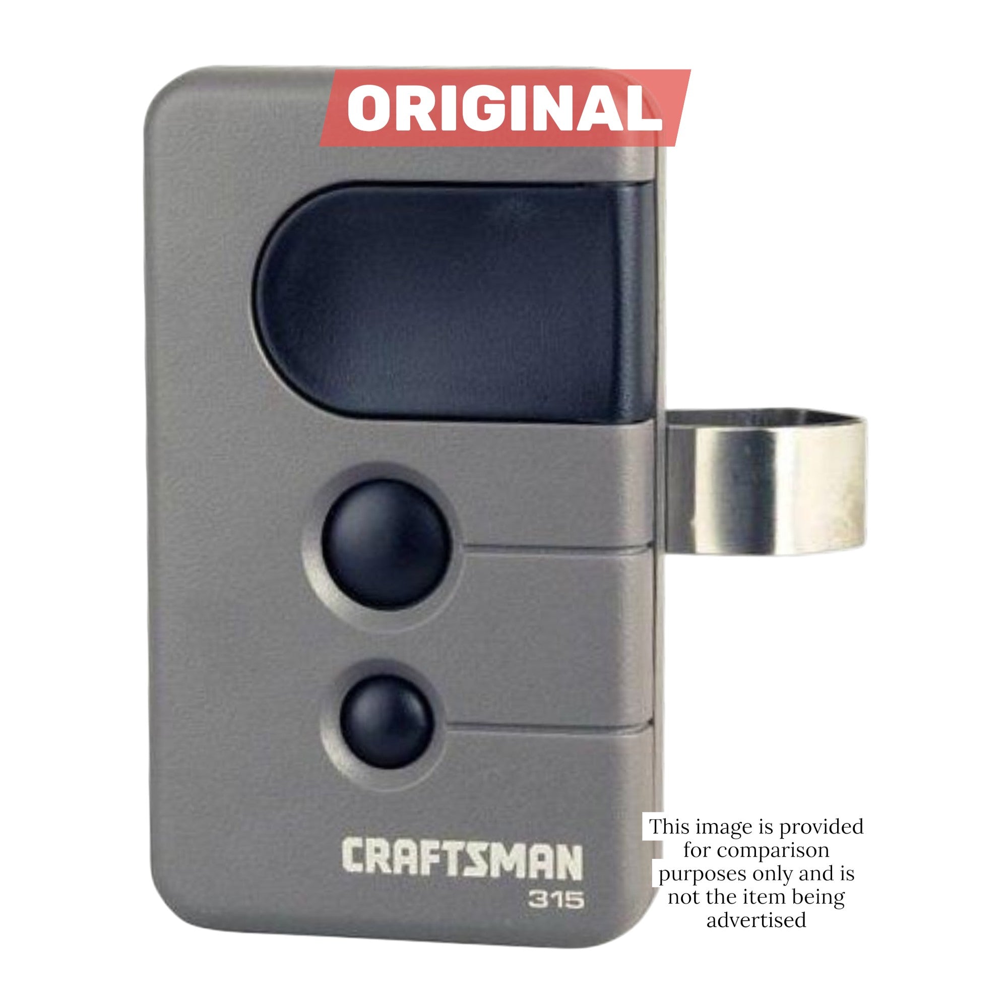 Substitute for Craftsman 139.18191 3-Button Visor 315 MHz Garage Door Opener Remote Control [375UT-3button]