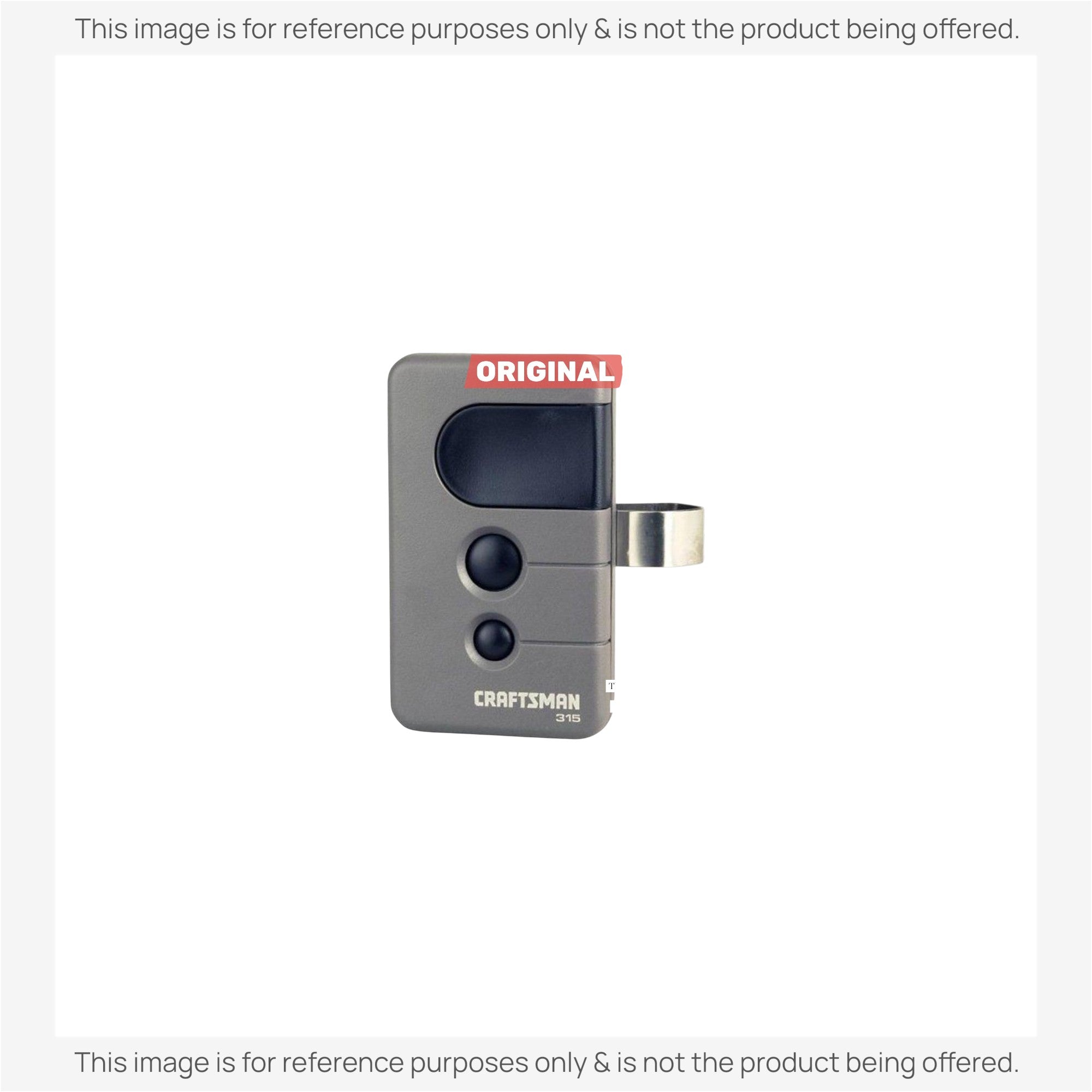 Substitute for Craftsman 139.18191 3-Button Visor 315 MHz Garage Door