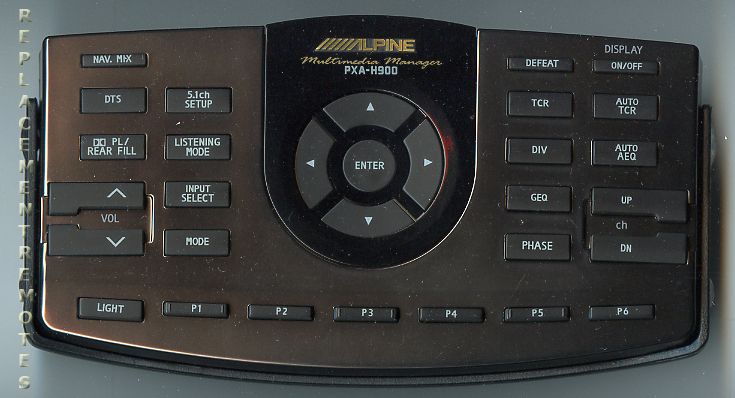 Alpine PXAH900 Audio Remote Control