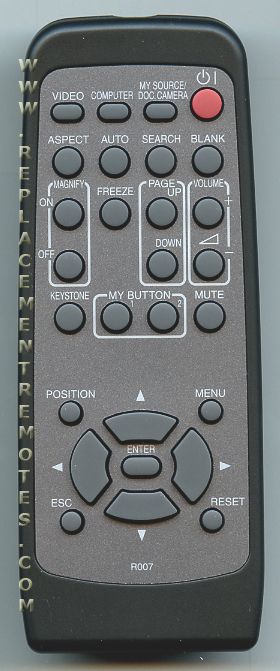 Télécommande pour projecteur Hitachi R007