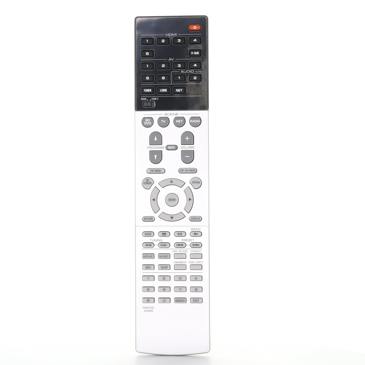 Yamaha RAV519 A/V Receiver Remote Control - ZK066900