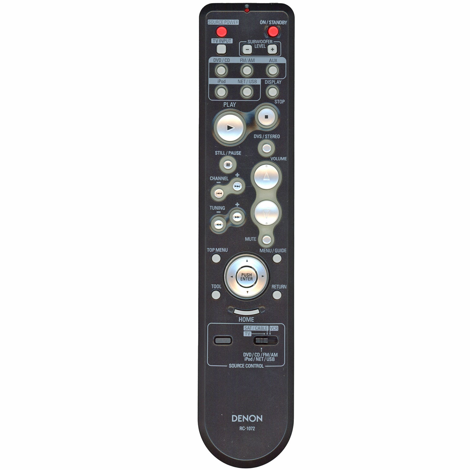 Denon RC-1072 A/V Receiver Remote Control | S302 - 3991101109