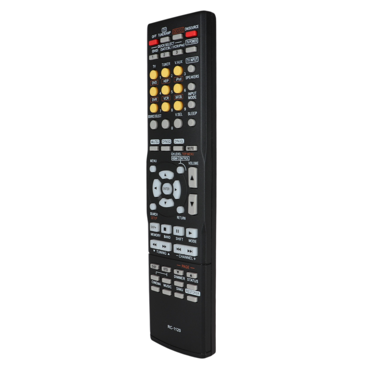 Control remoto genérico RC1120 para receptor Denon