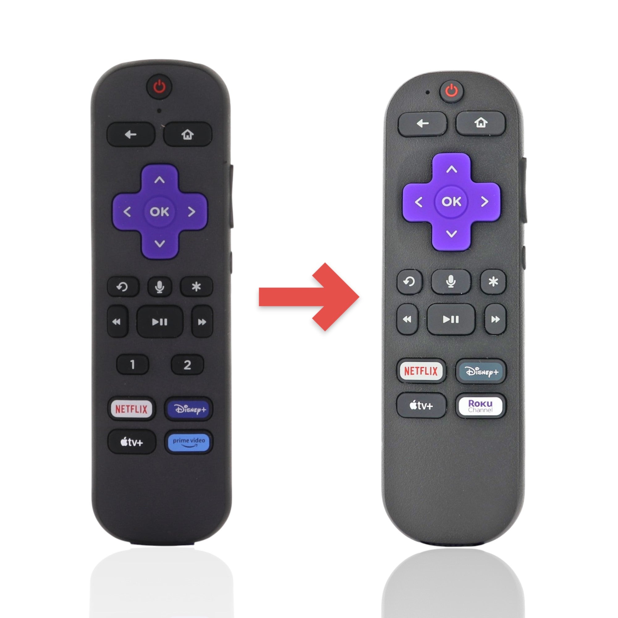 Roku RCEL3 avec prise casque, télécommande Roku TV - 3026000134 RC-EL3