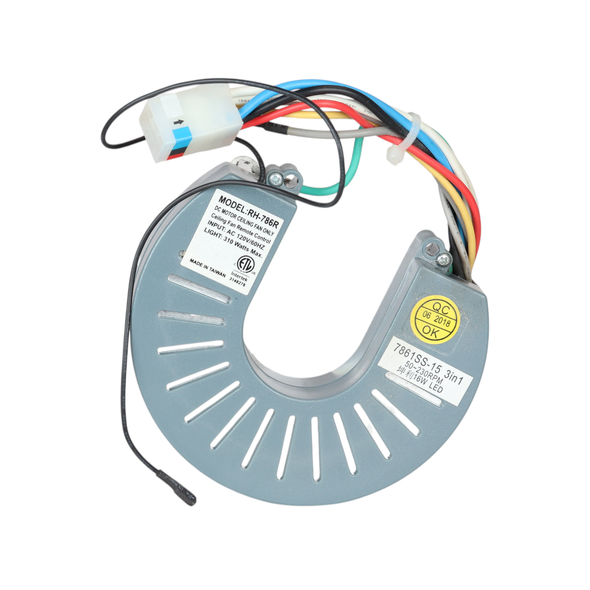 Anderic Substitute for Casablanca RH-786R 786SS-15 Rhine Ceiling Fan Receiver [RH786R]