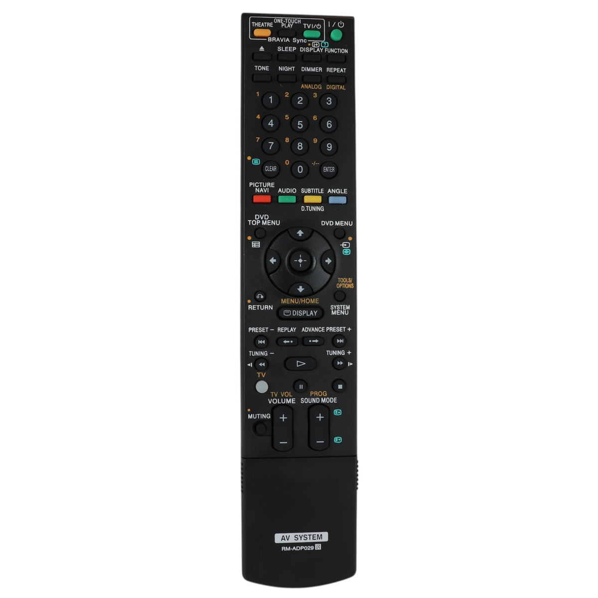 Télécommande générique RMADP029 pour récepteur Sony