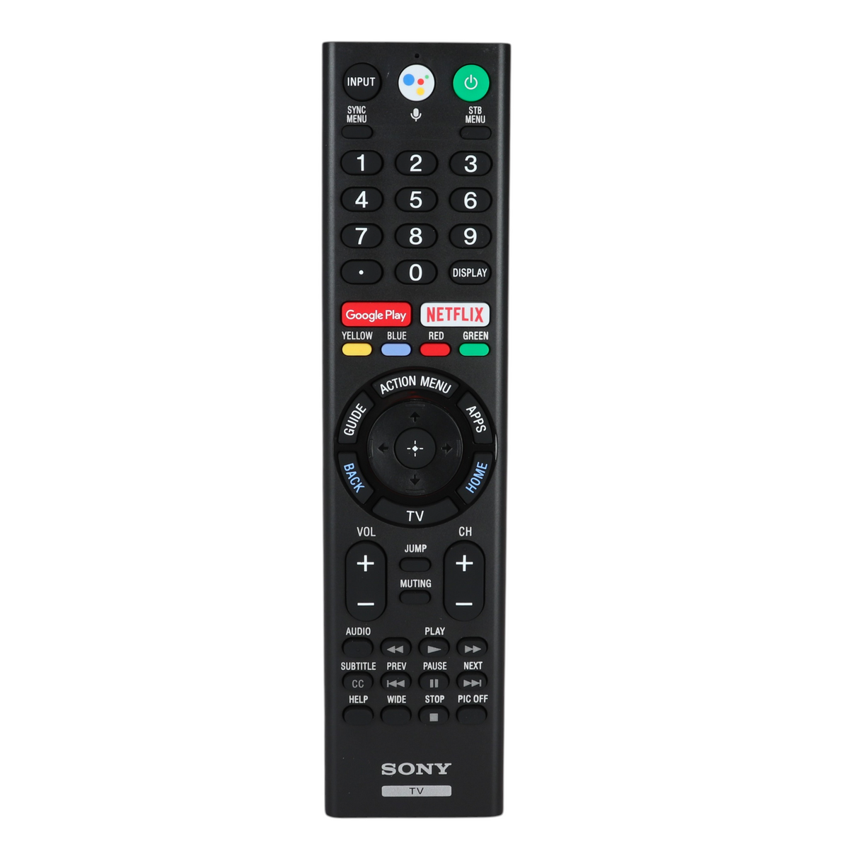 Substitute for Sony RMF-TX201U Smart Google TV Remote Control | RF | Voice - 1-493-221-11 [RMF-TX310U]