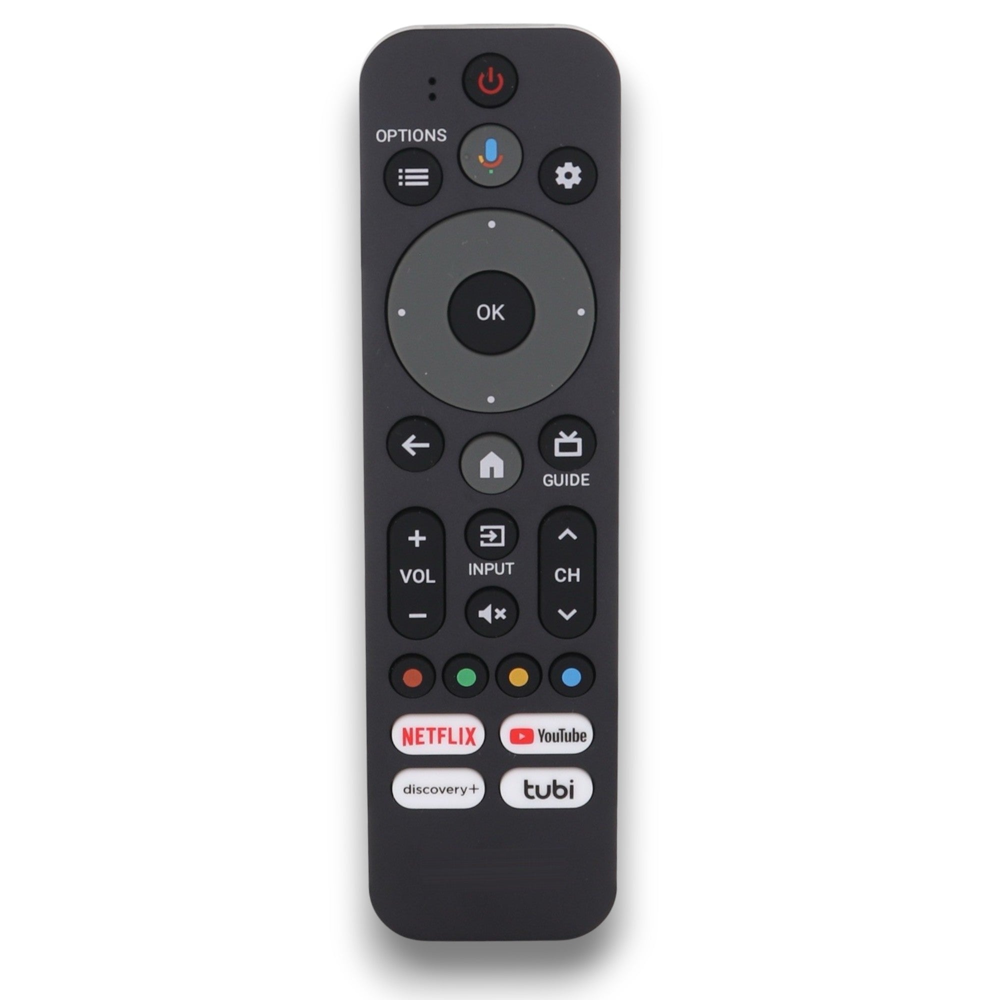 Philips RF553A Google Android TV Remote Control with Voice | Netflix | Youtube | Discovery+ | tubi - URMT26CNDA14