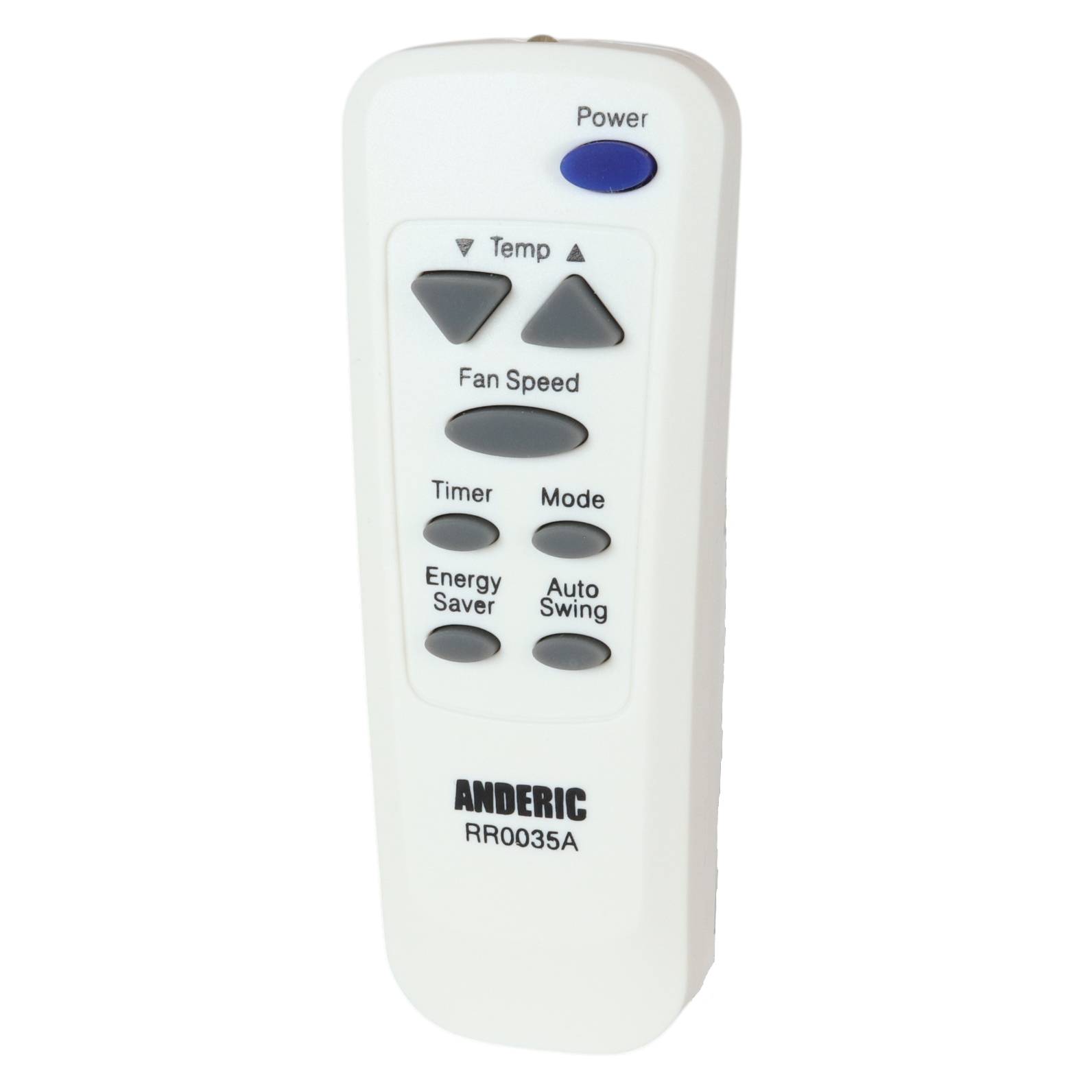 Télécommande de remplacement Anderic RR0035A pour climatiseurs LG, GE, Goldstar, Hampton Bay, Kenmore et Zenith