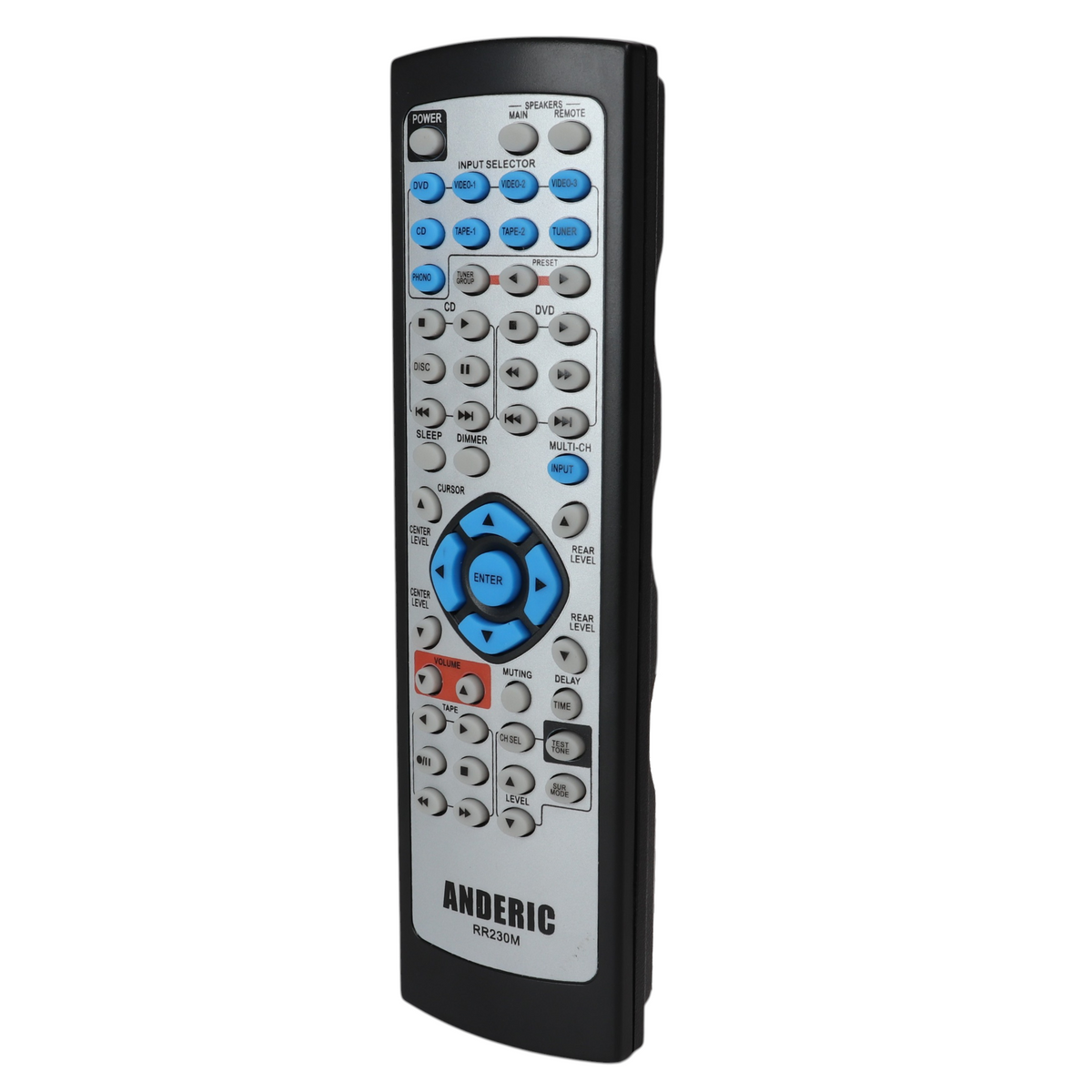 Anderic RR230M Replacement Remote Control for Onkyo & Integra A/V Receiver | No Programming - RC-230M [RR230M]