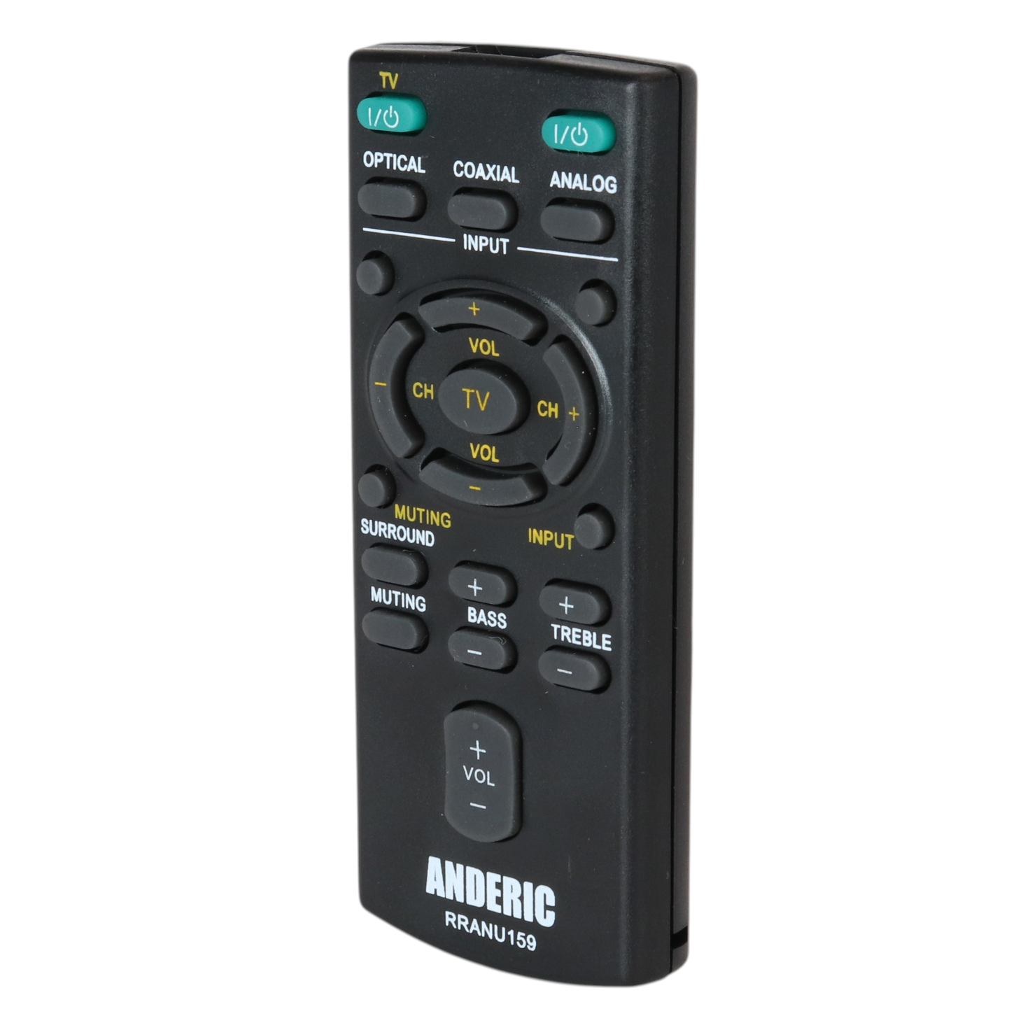 Anderic RRANU159 Replacement Remote Control for Sony Sound Bar RM-ANU159, RM-ANU160, RMT-AH101U, RMT-AH101U, RM-ANU191, and Others