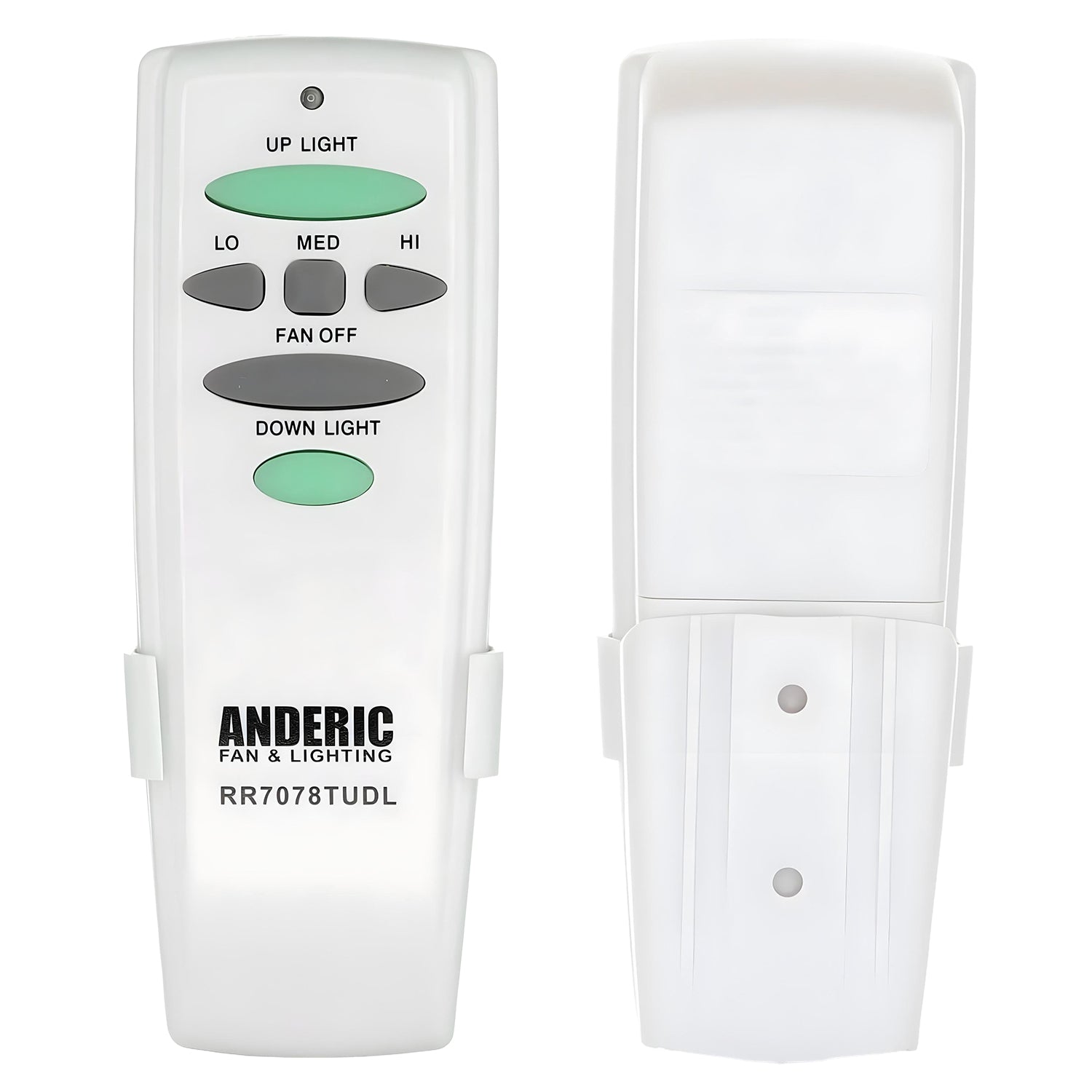 Anderic RR7078TUDL Replacement Ceiling Fan Remote Control for Hampton Bay UC7078T with Up/Down Light Keys, and Others | CHQ7078T