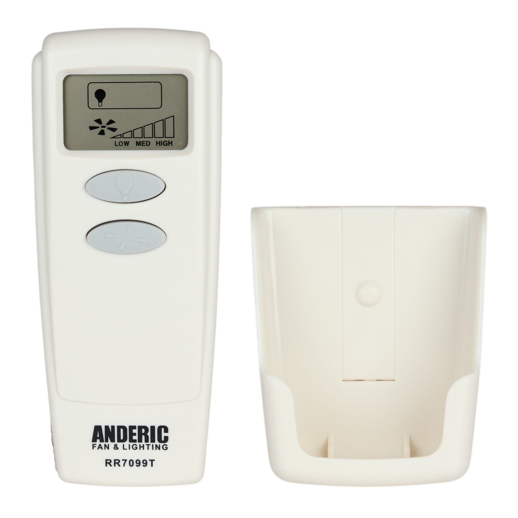 Télécommande de remplacement Anderic RR7099T pour ventilateur de plafond avec écran LCD | CHQ8BT7098T