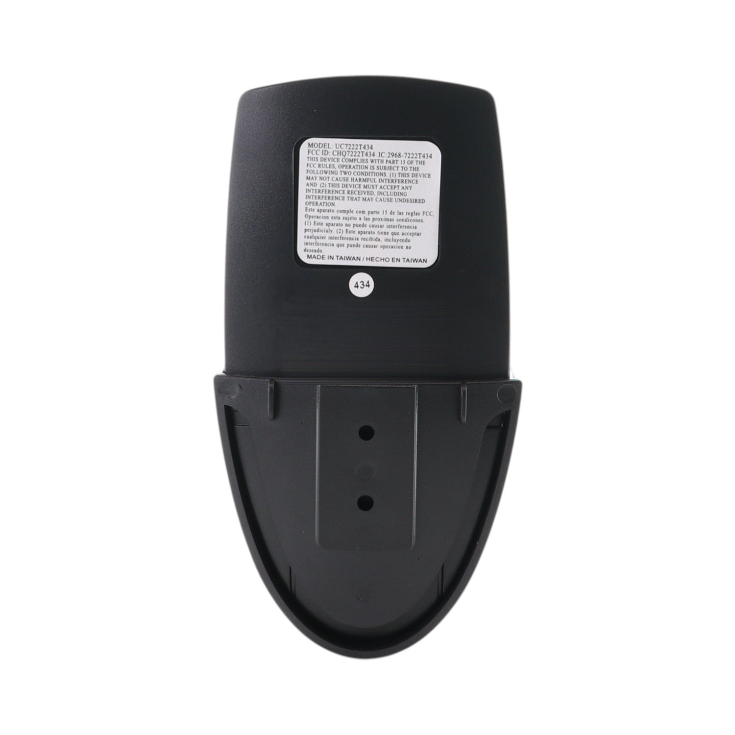 Anderic RR7222T434 Ceiling Fan Remote Control for Home Decorators Collection & Hampton Bay | Altura 68 In | UC7222T | CHQ7222T | Reverse | 434 MHz |