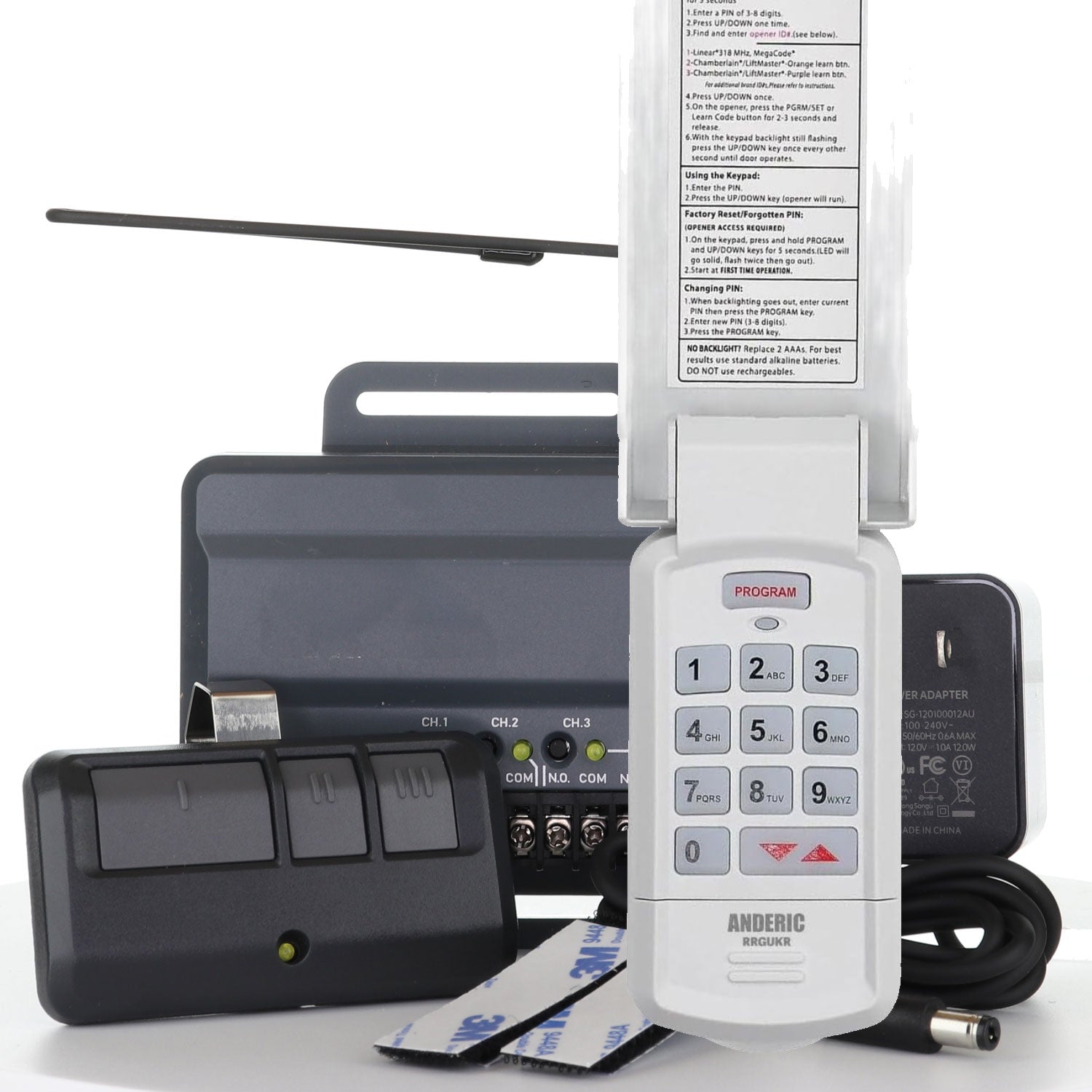 Anderic RR850LM Universal Garage Door & Gate Opener Conversion Add-on