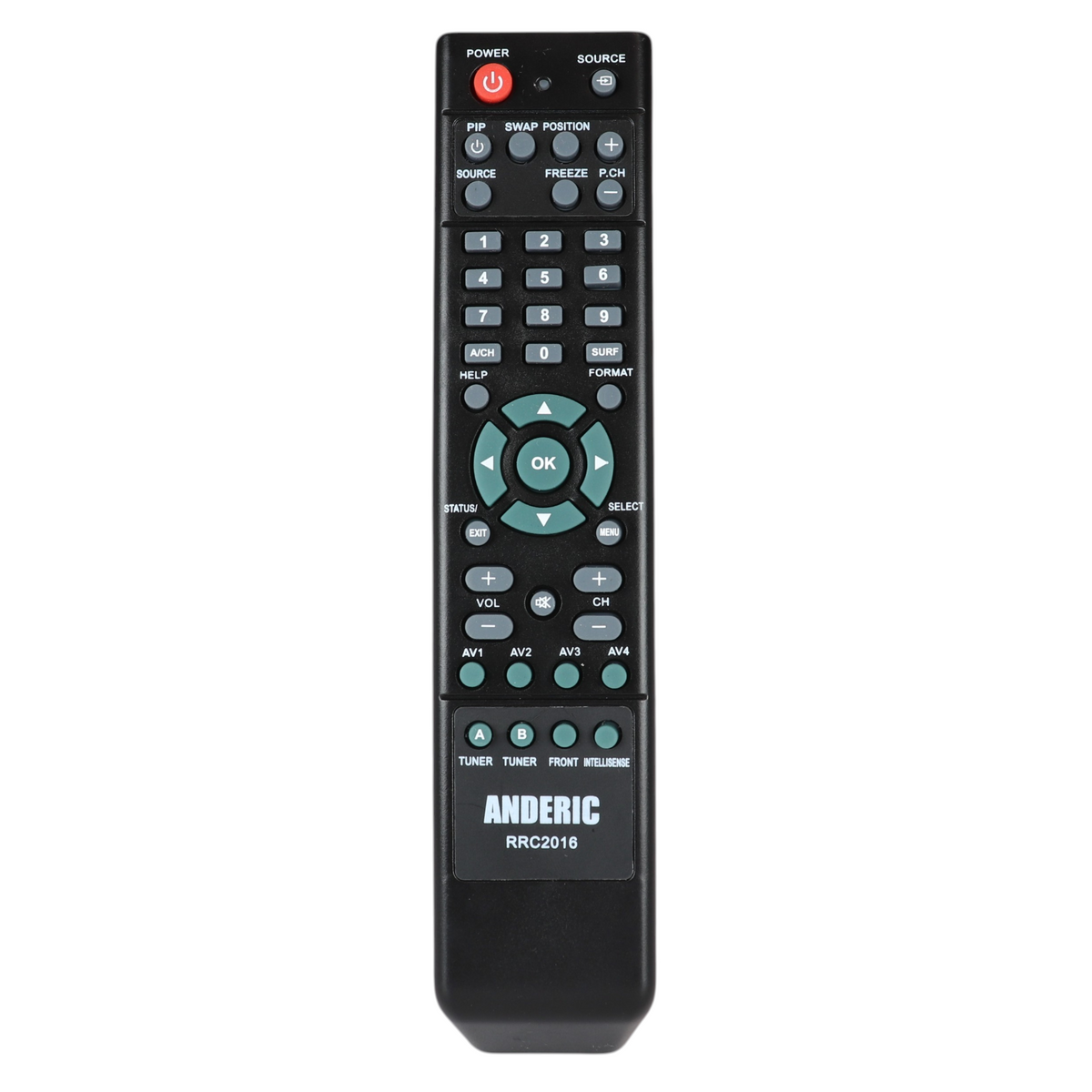 Mando a distancia de repuesto Anderic RRC2016 Intellisense para televisores Philips RC2016/01, 312814713082
