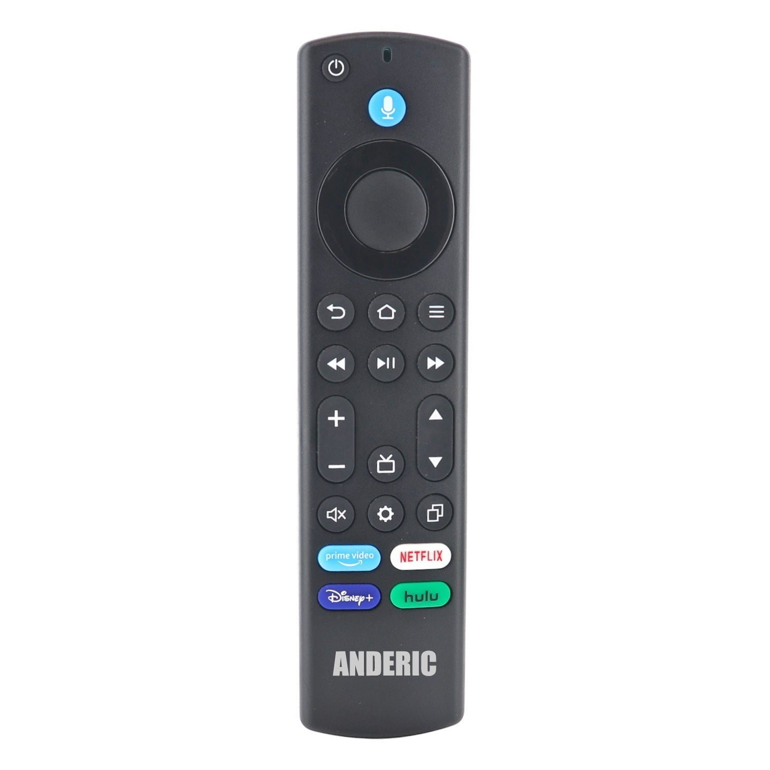 Télécommande de streaming générique Anderic pour Amazon Alexa Voice 3e et 4e génération avec contrôle TV