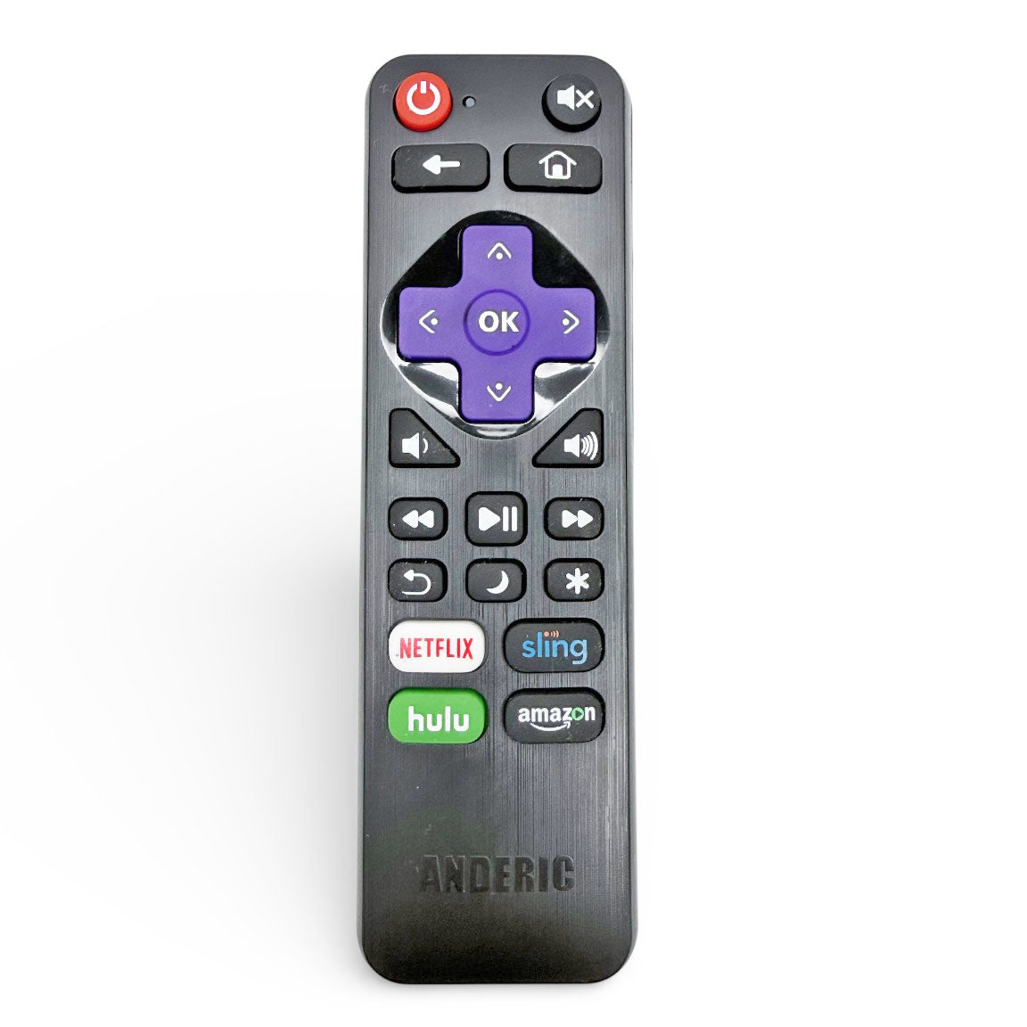 Anderic RRLF16 Replacement Remote Control for Roku TVs such as ONN, Hisense, Philips, TCL, RC-AFIR, RC-ALIR, RC280
