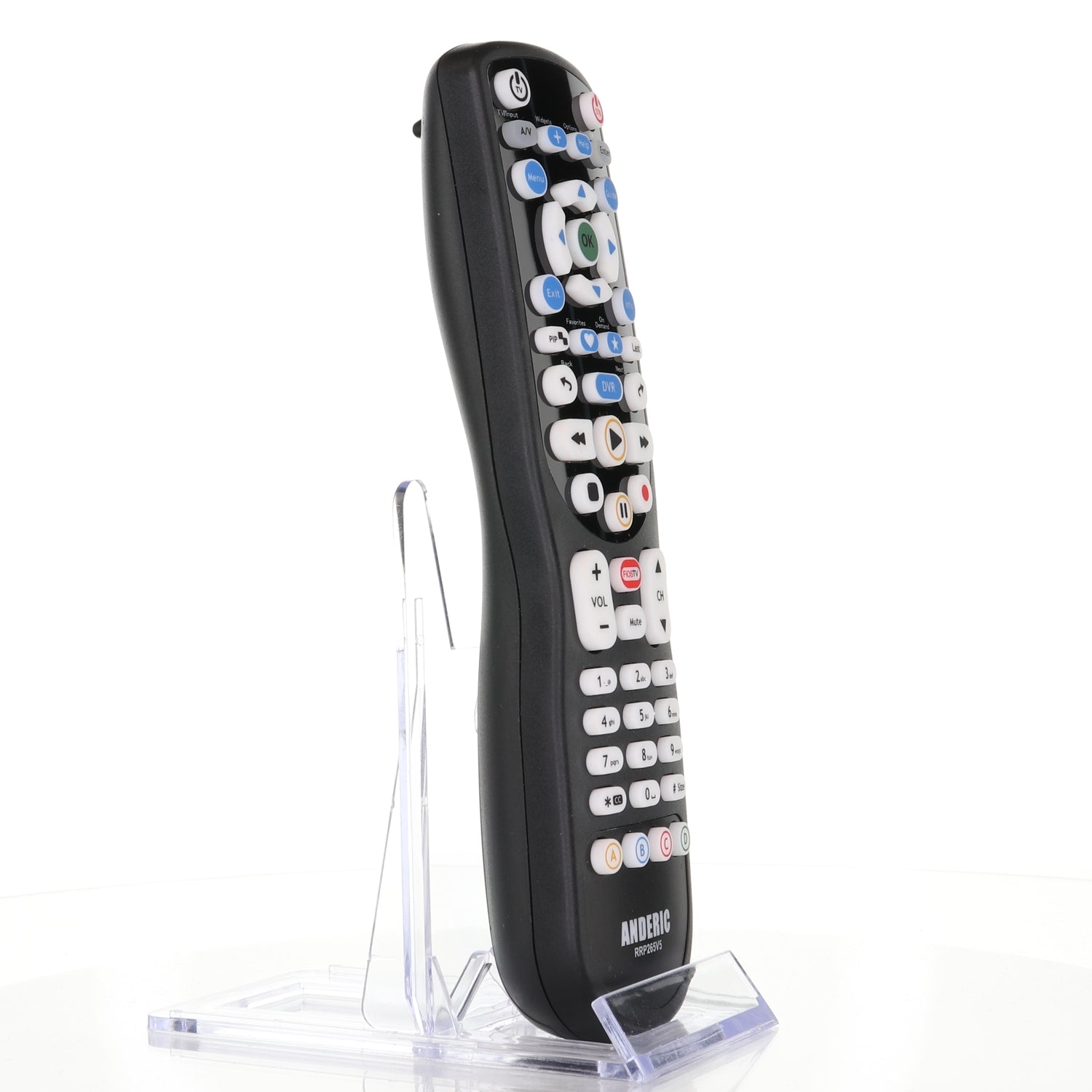 Anderic P265v5 for Verizon FiOS Cable TV Universal Remote Control - RRP265V5 | Verizon FiOS 2-Device, Version 2/3/4/5 RC2655007/01, Work with All FiOS Systems and Set Top Boxes