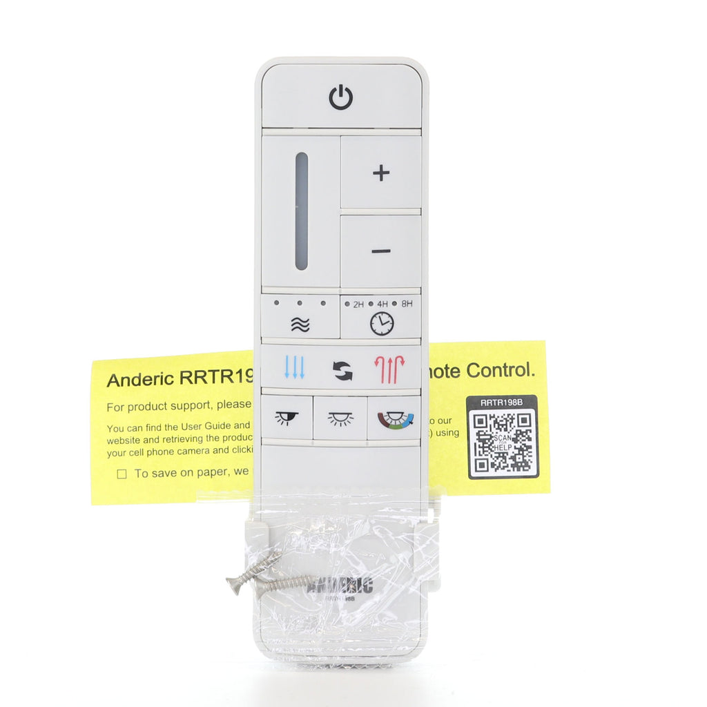 Tr198b Remote Programming Anderic TR198B Replacement Ceiling Fan Remote Control for Home Decorat