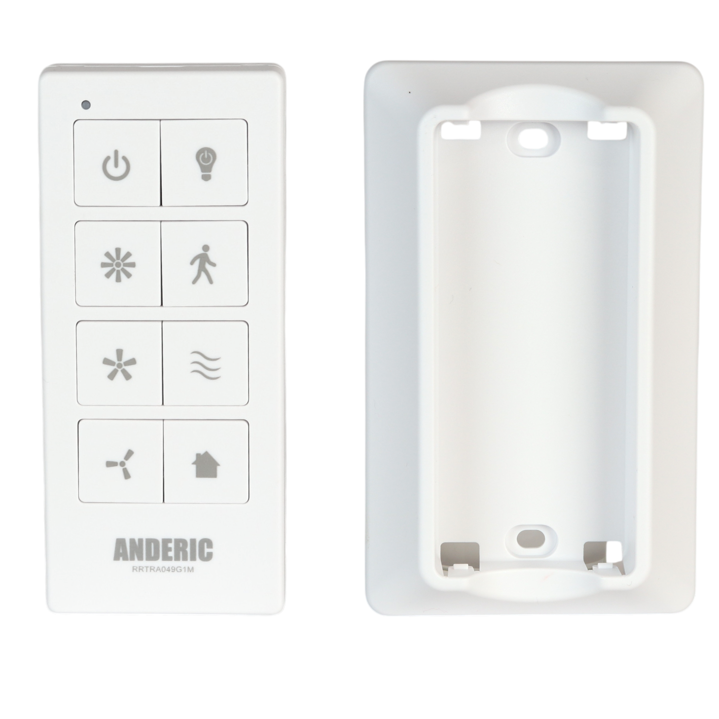 Mando a distancia de repuesto para ventilador de techo Anderic RRTRA049G1M para Harbor Breeze 2AQZU-18052 | 304 MHz
