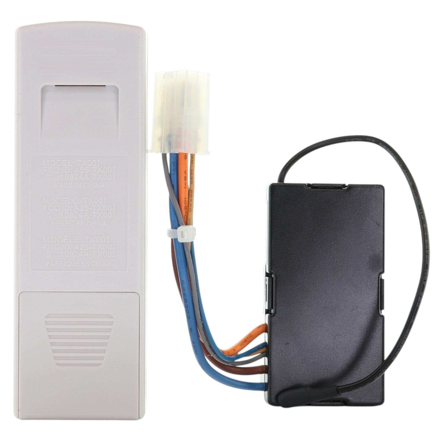 Anderic RRTX00I-RRMR173B-KIT Replacement Ceiling fan Receiver and Remote Kit for Harbor Breeze Boltz I/II | MR173B, A25-TX00I