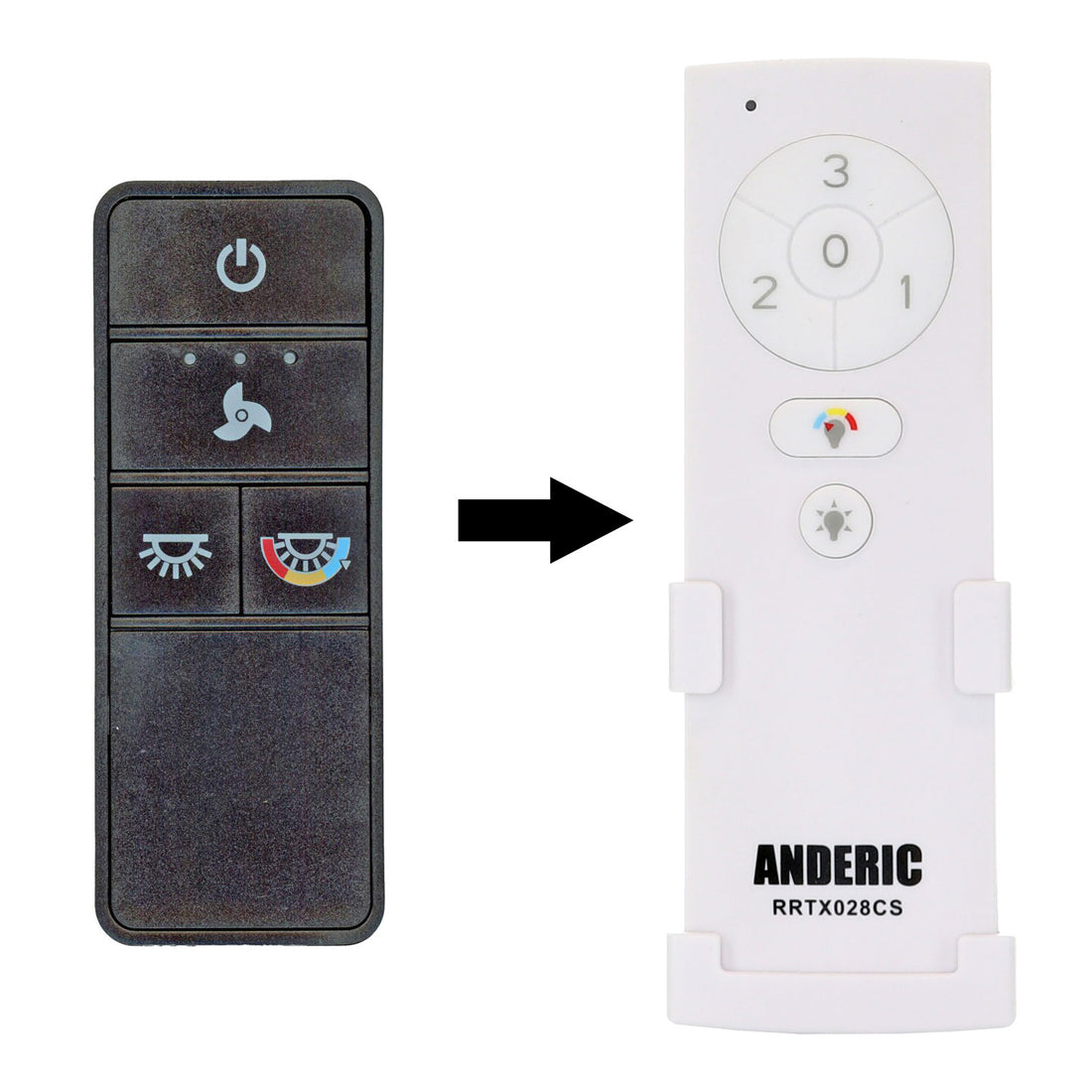 Remote King Rbt 028 Hampton Bay TX028C-S Ceiling Fan Remote Control