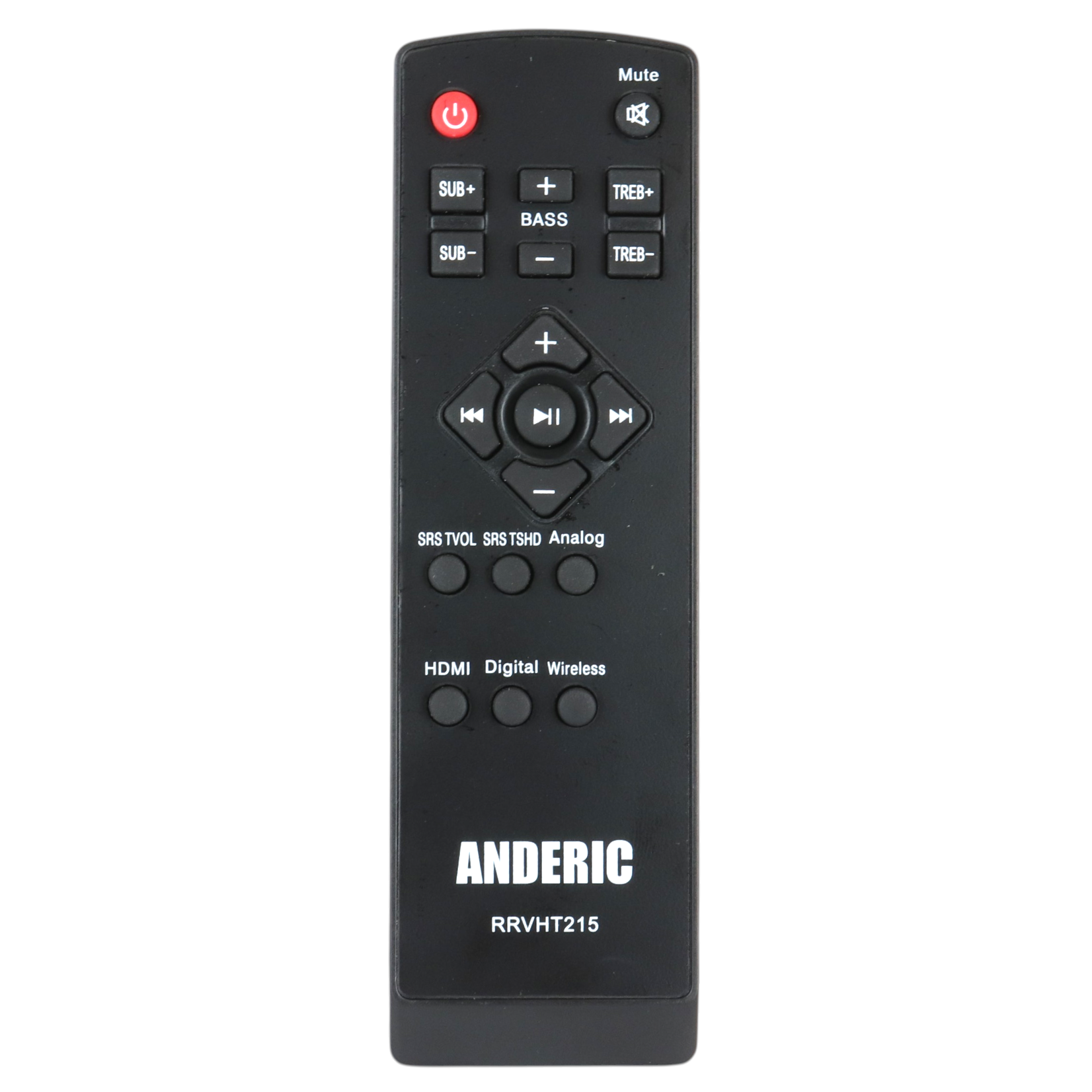 Mando a distancia para barra de sonido Anderic RRVHT215 para Vizio VHT210, VHT510, VHT215 y otros