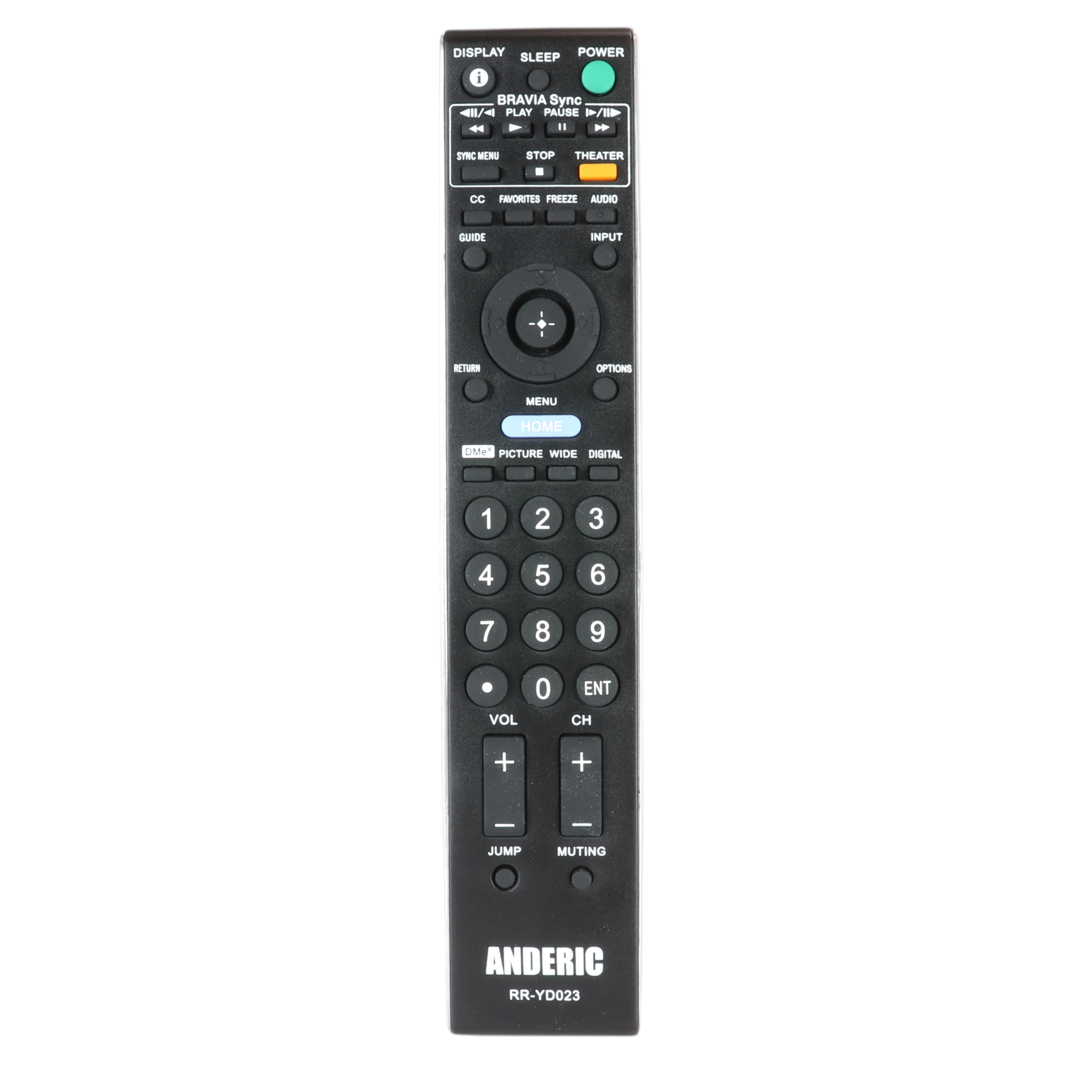Anderic Replacement for Sony Smart Bravia TV's | for RM-YD023 and others [RRYD023]