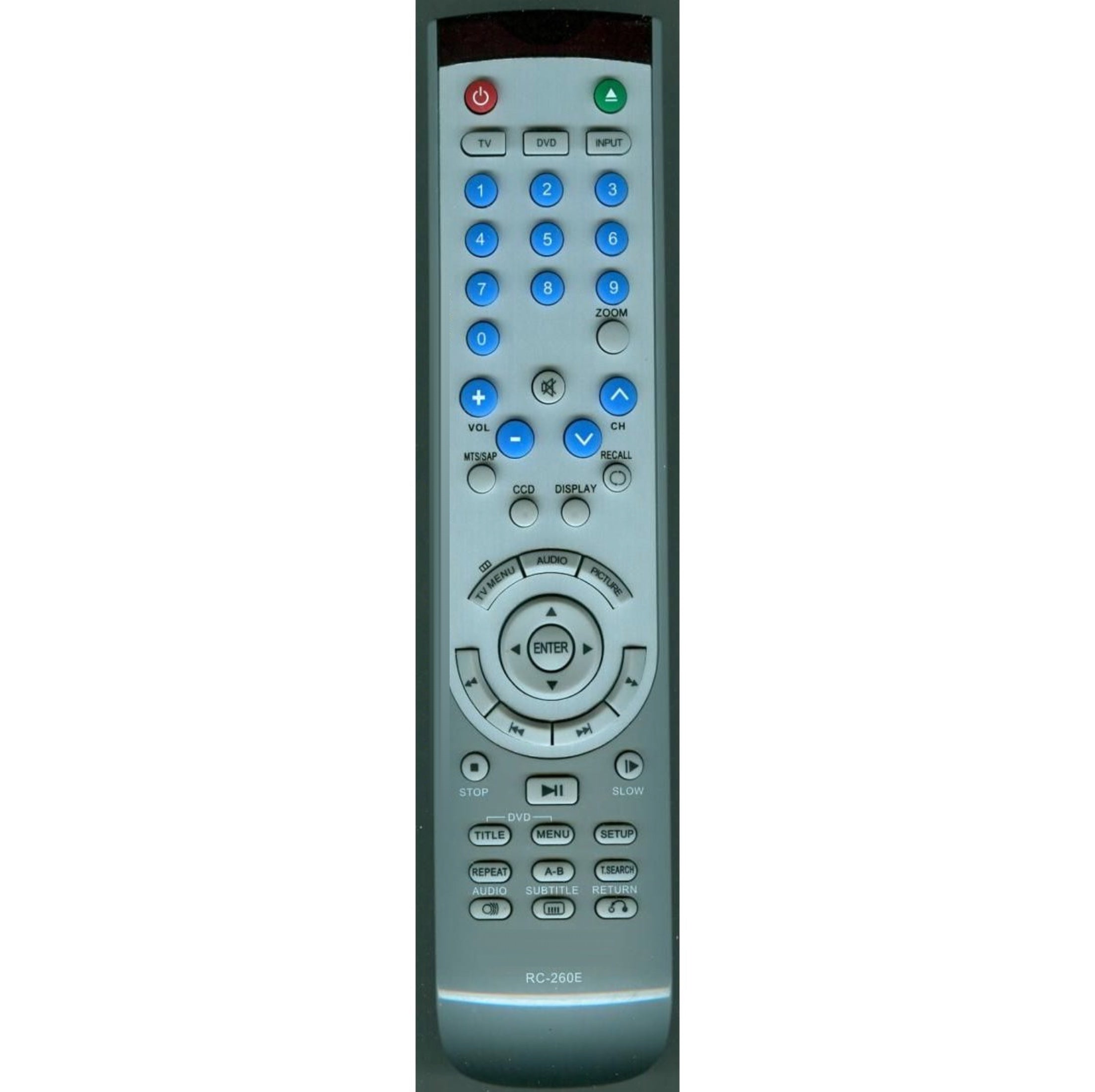 Insignia RC260E TV/DVD Remote Control