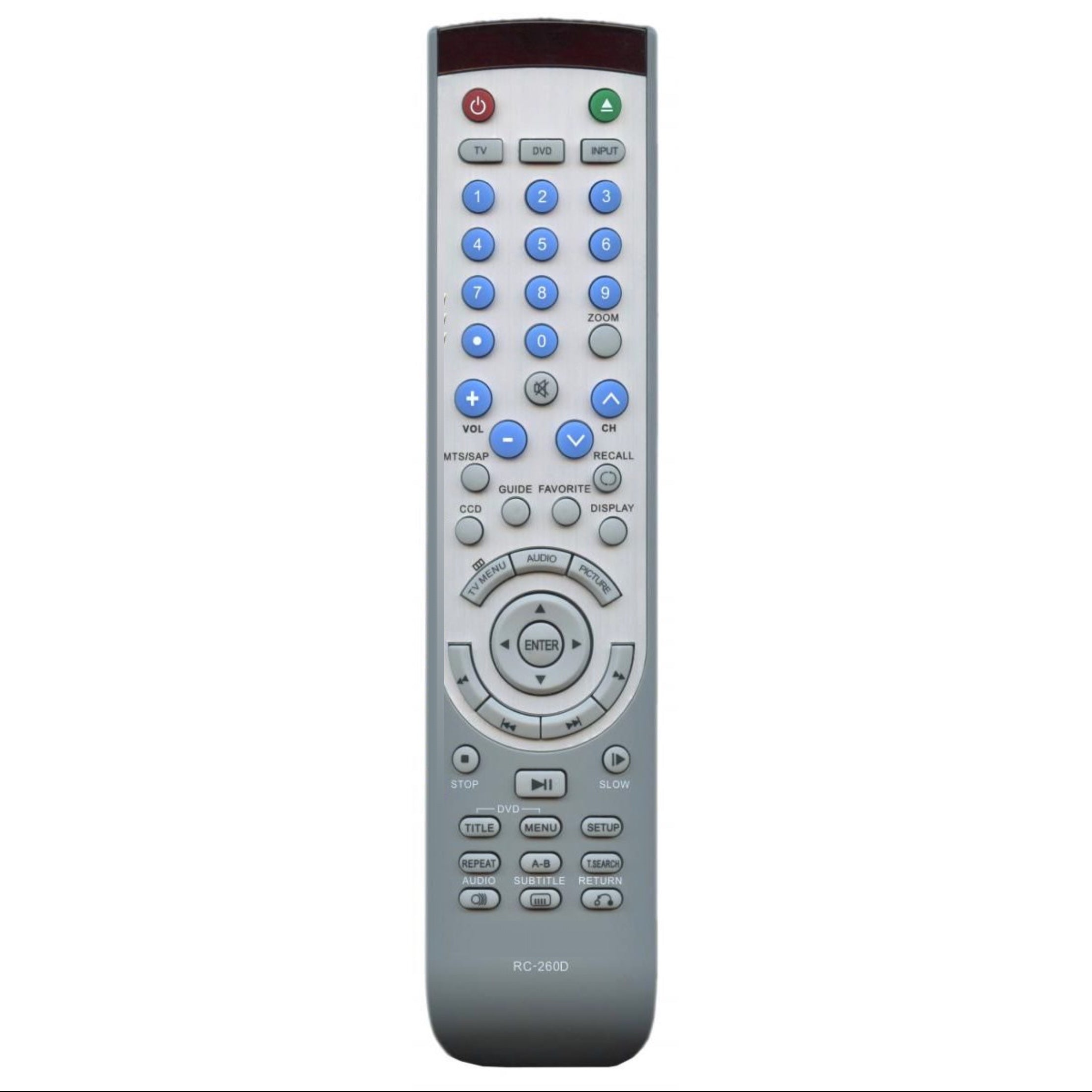 Insignia RC260D TV Remote Control