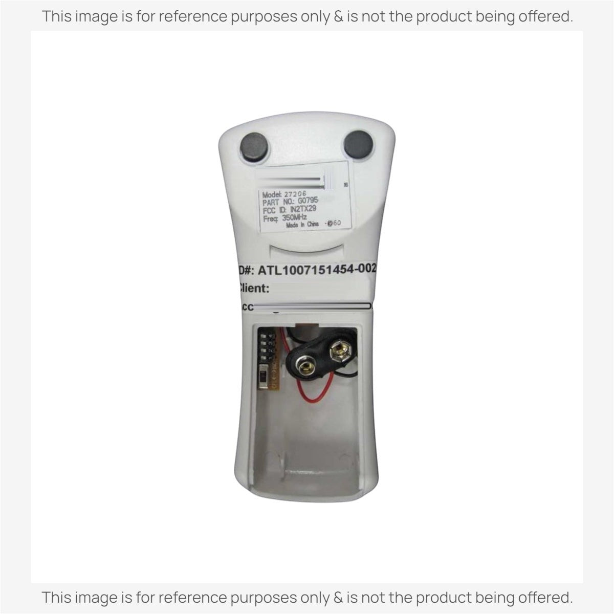 Anderic Substitute for Hunter IN2TX29 27206 Ceiling Fan Remote Control [63T-AC83T-KIT]