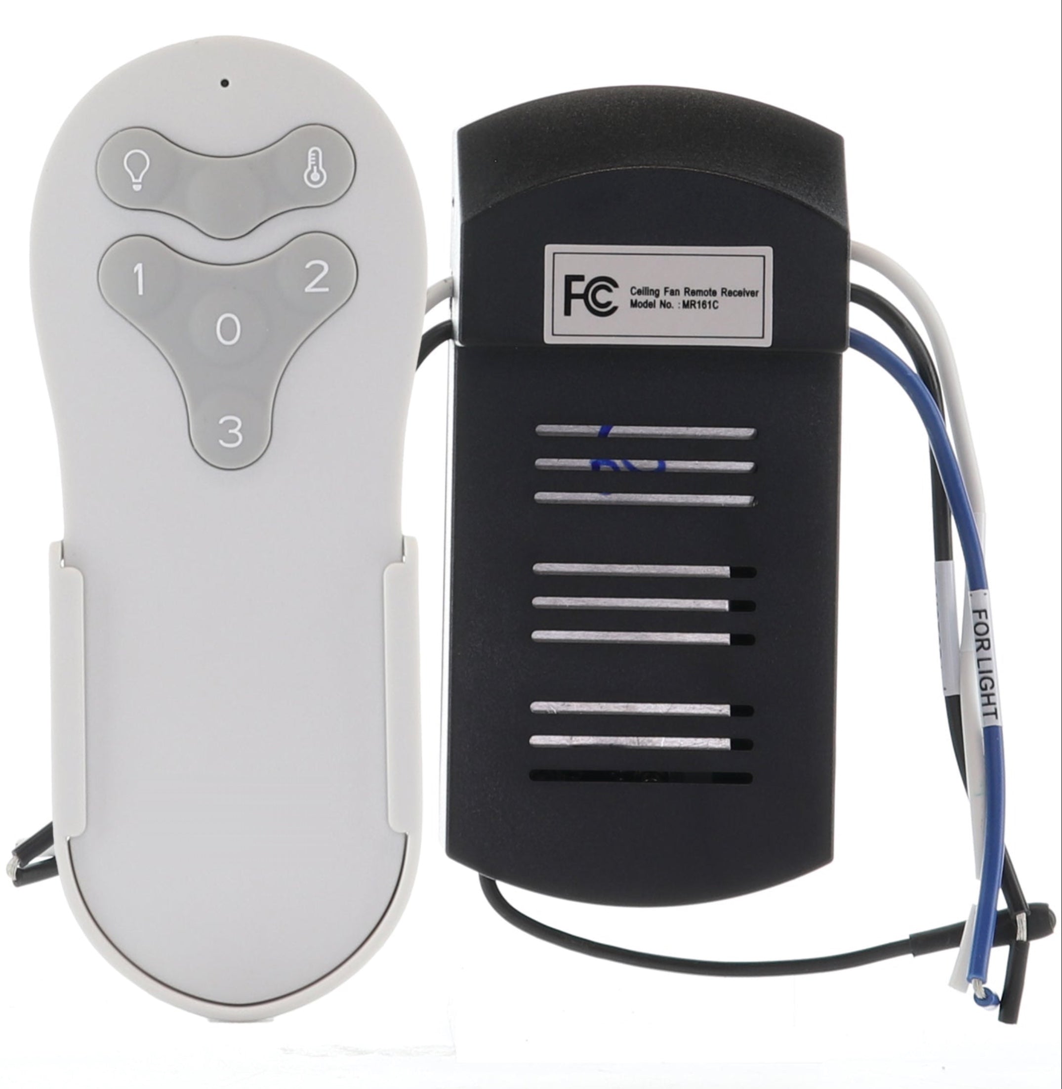 Harbor Breeze Remote Control & Receiver Kit for Reidsport 44-In & 52-In Ceiling Fans | MR161C Receiver | 2AQZU-18038 Remote - MR161C-18038-Kit