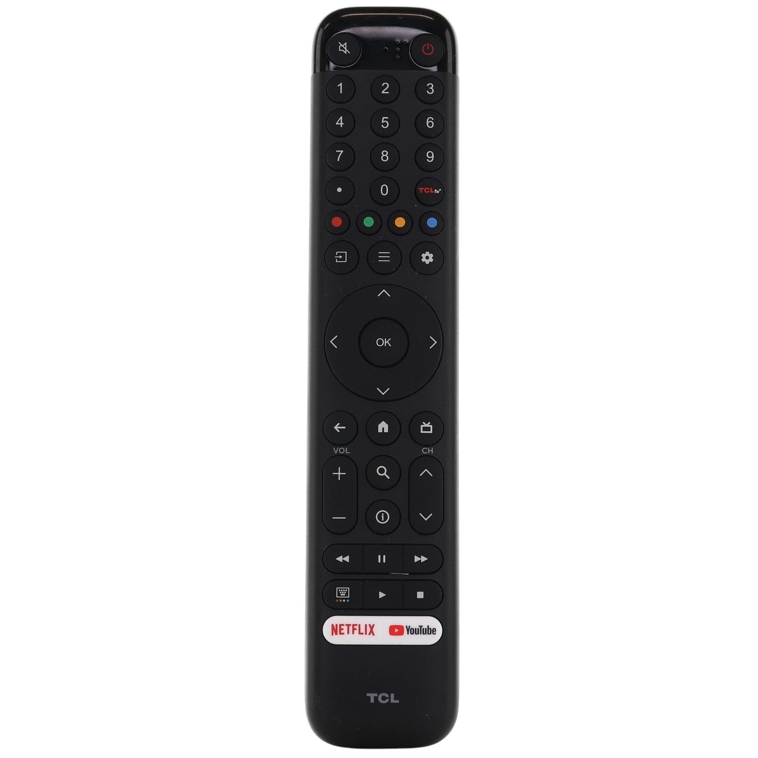 TCL RC716 CMI3 TV Remote Control | Netflix | YouTube | IR - G0401-000239