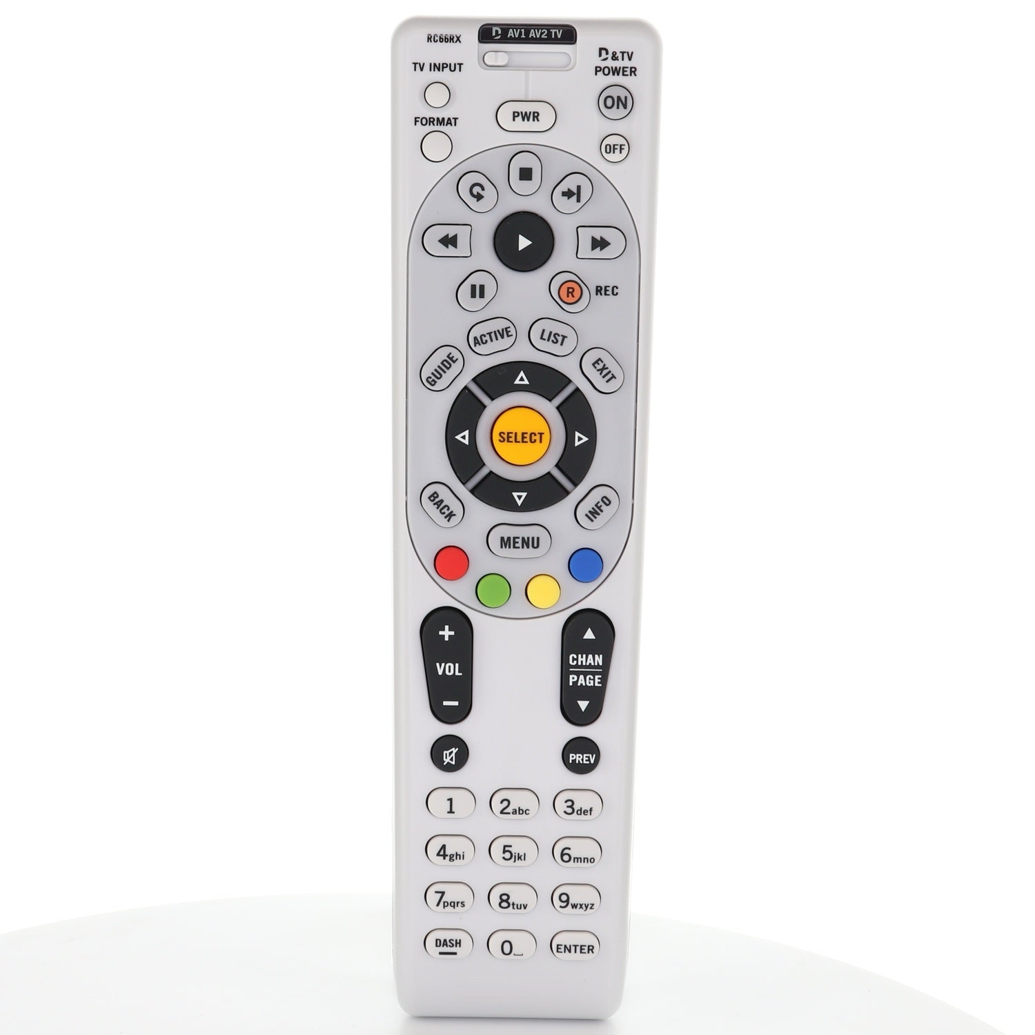DirecTV RC66RX RF Satellite Box Remote Control | Replaces RC16, RC23, RC32, RC64, RC65, RC66 - RC66RX
