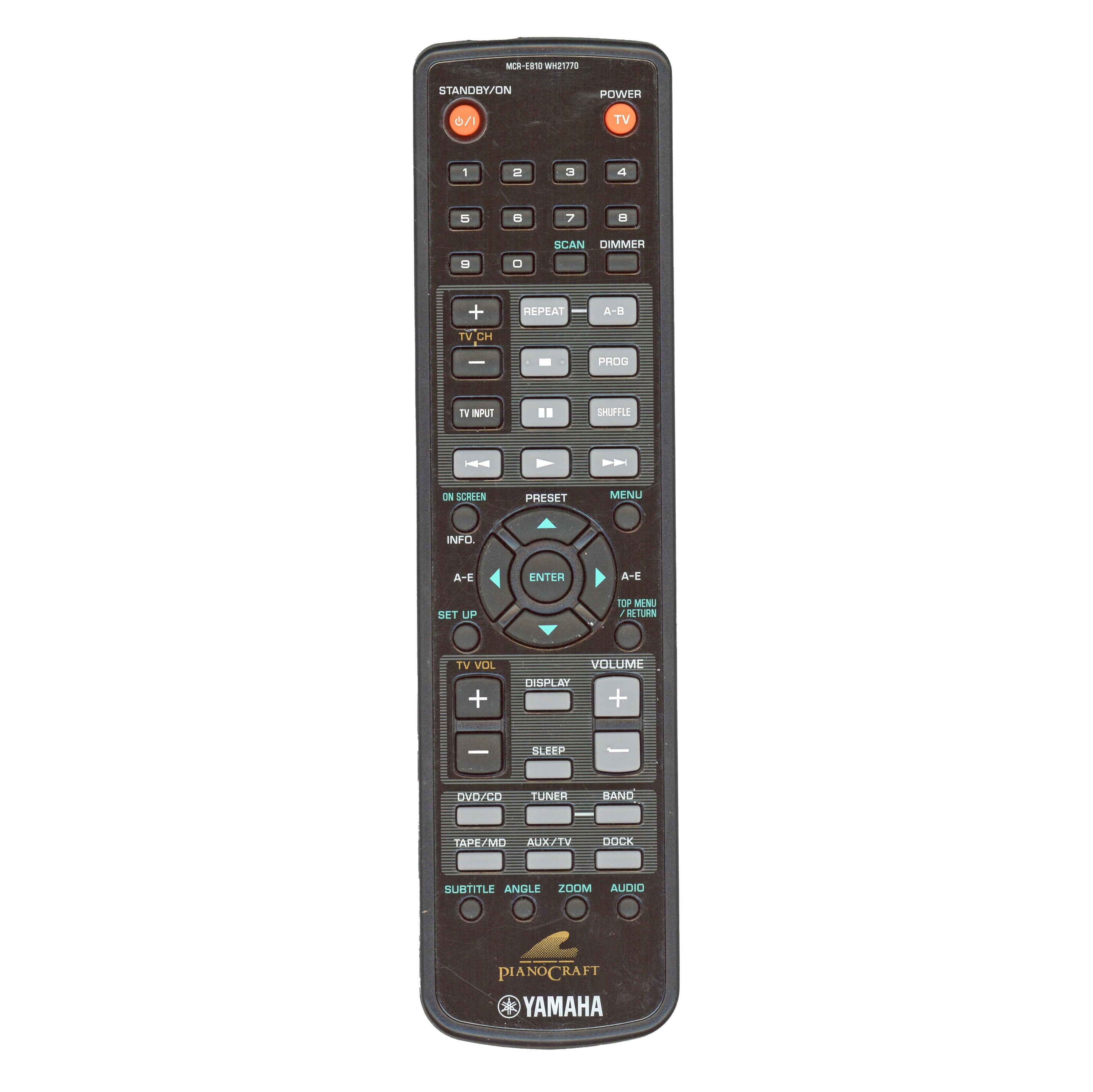 Yamaha MCRE810 Receiver Remote Control - WH217700