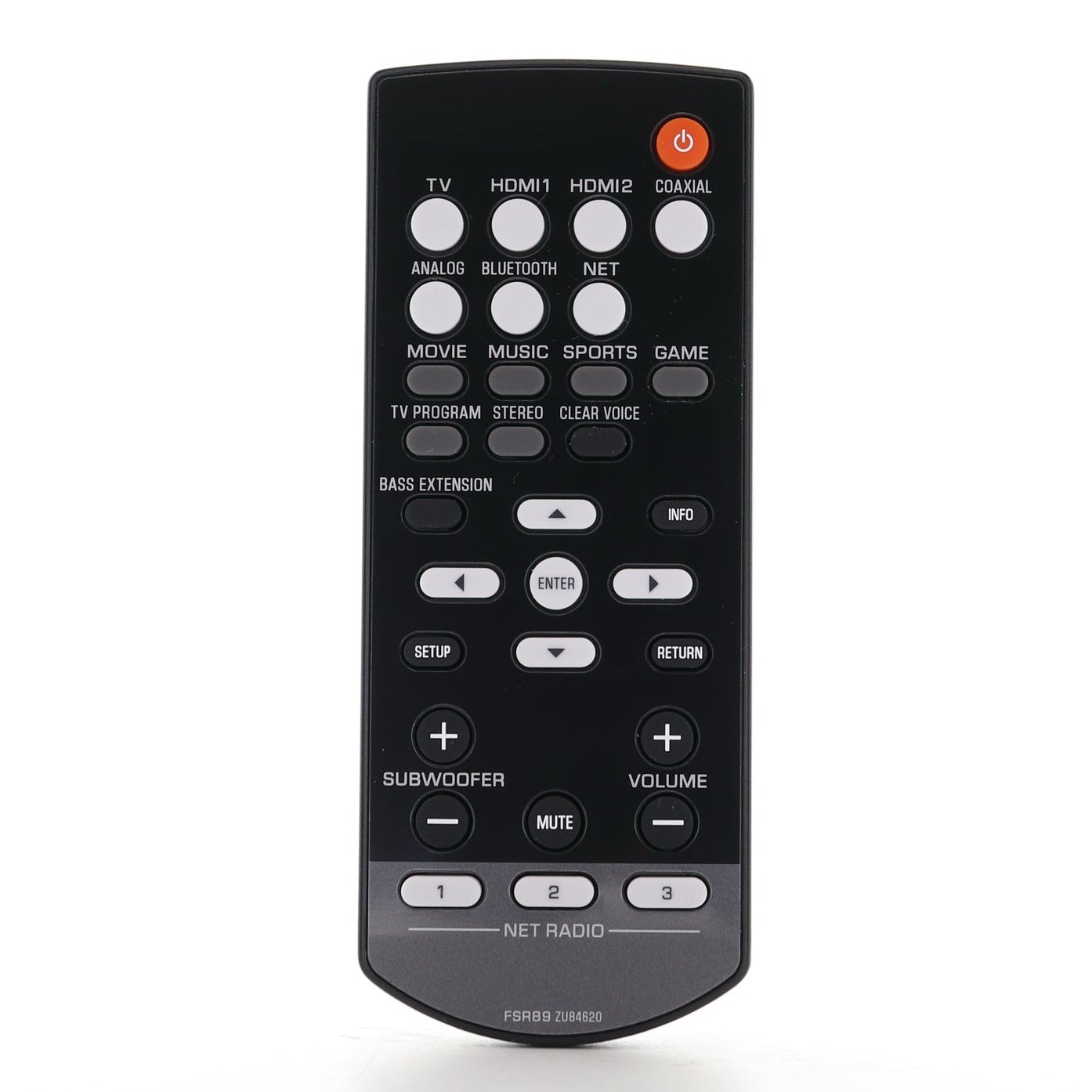 Yamaha FSR71 Sound Bar Remote Control - ZK721200
