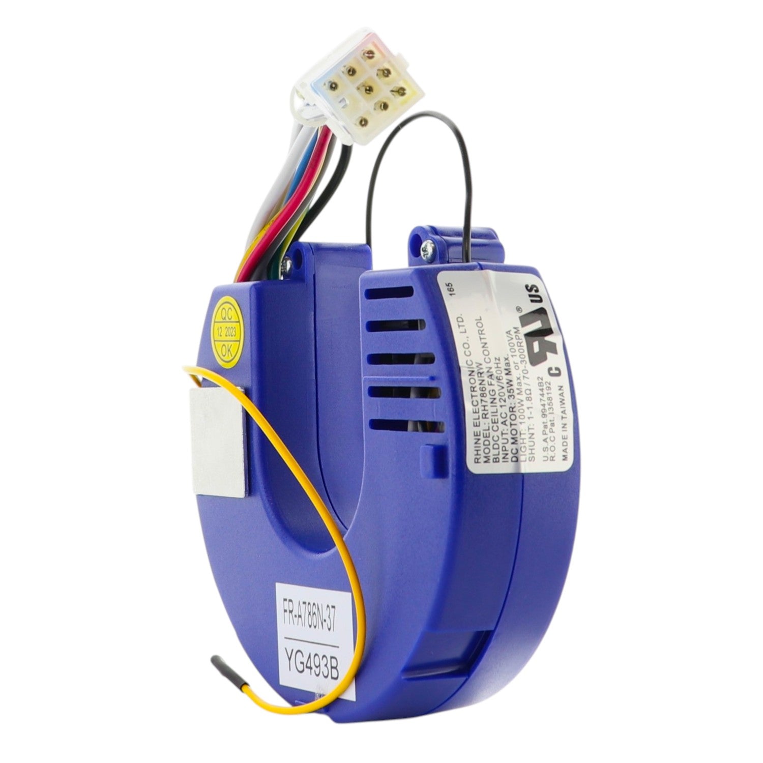 Anderic UC786N-37 Ceiling Fan Receiver for Home Decorators Collection | YG493B Kensgrove 64 Inch | FR-A786N-37 | RH786NRW