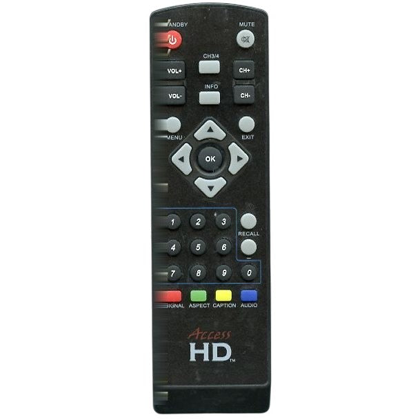 Control remoto del convertidor y sintonizador de TV digital Access HD ACC001