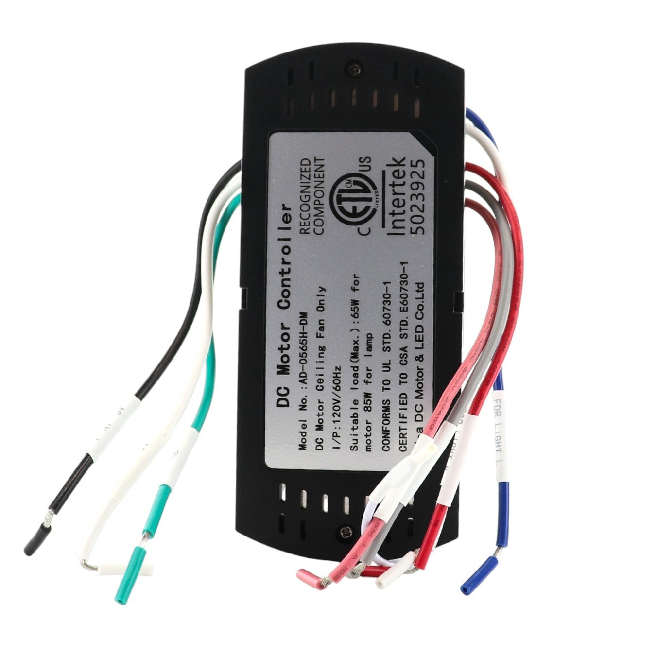 Harbor Breeze AD-0565H-DM DC Motor Remote Controller Receiver | For 60” Ceiling Fans – AD0565HDM