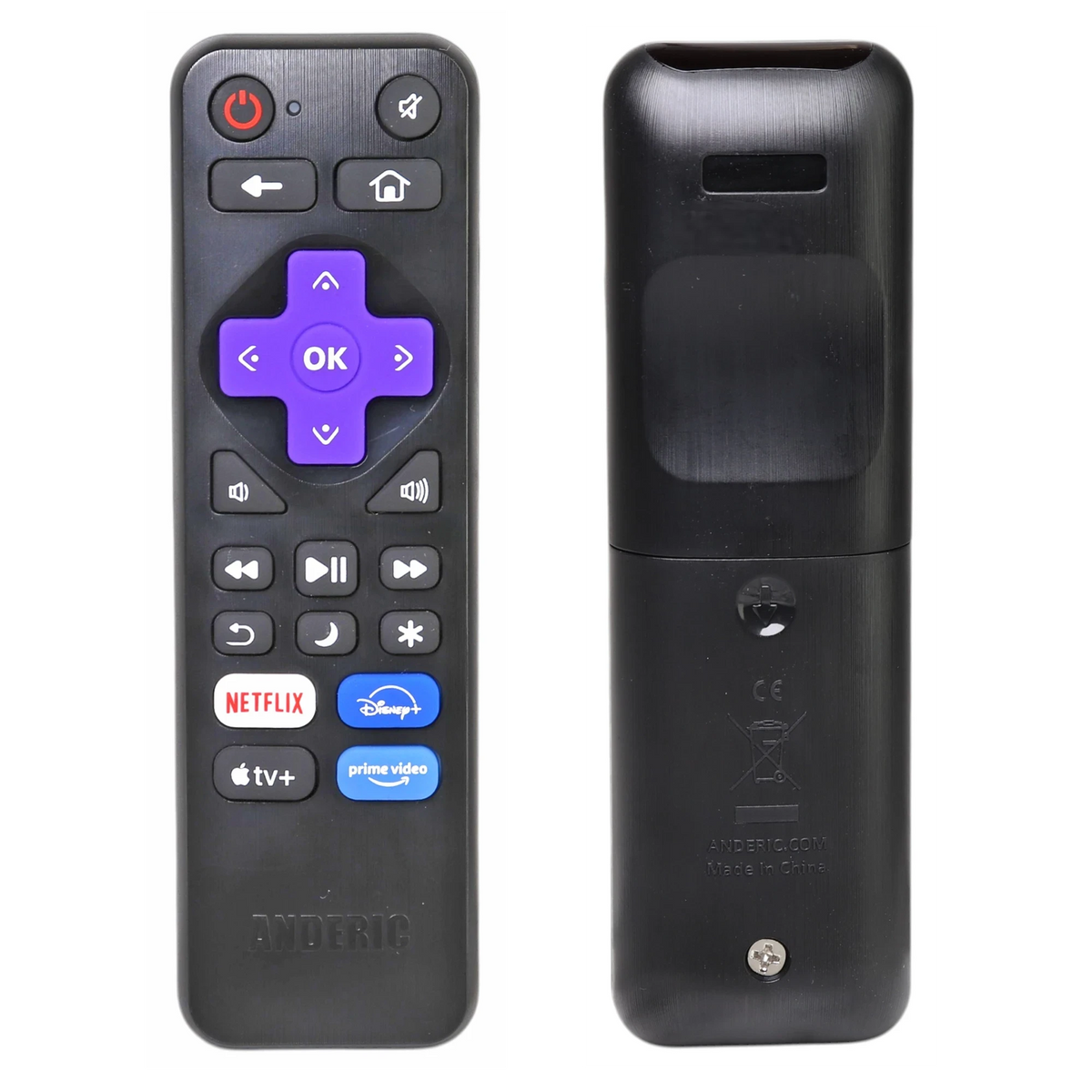 Sustituto de control remoto universal IR Roku RC-C1R para todos los televisores Roku | IR - RCC1R [RRST01]